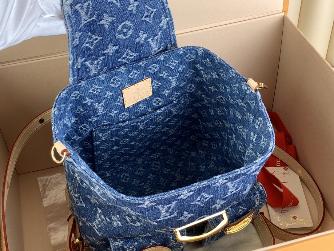 Louis Vuitton Venice Monogram denim Backpack Bags 20*20*11cm