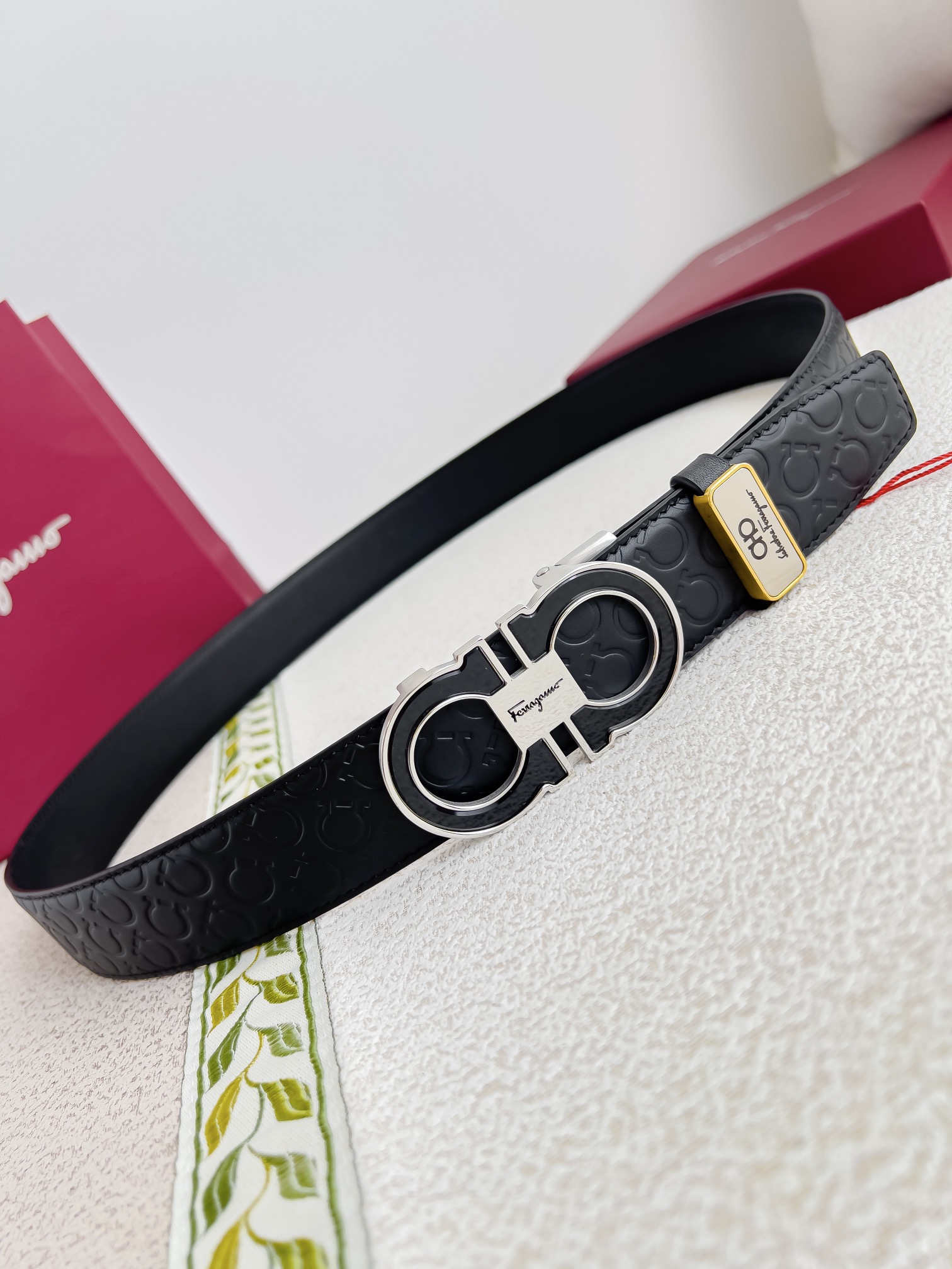 Ferragamo Men Belt Width 3.5cm