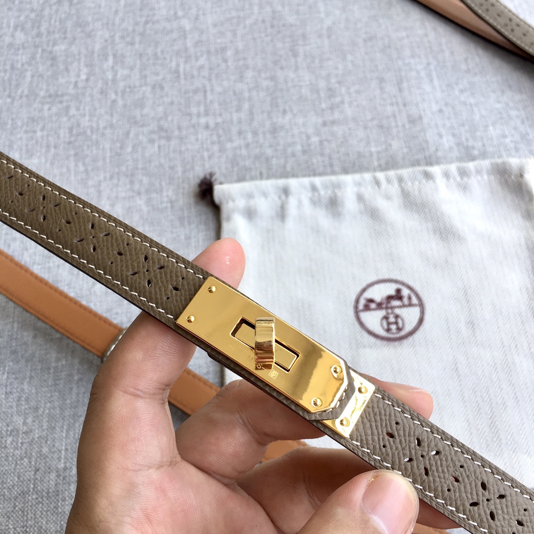 Hermes Kelly Women Belt Width 1.8cm