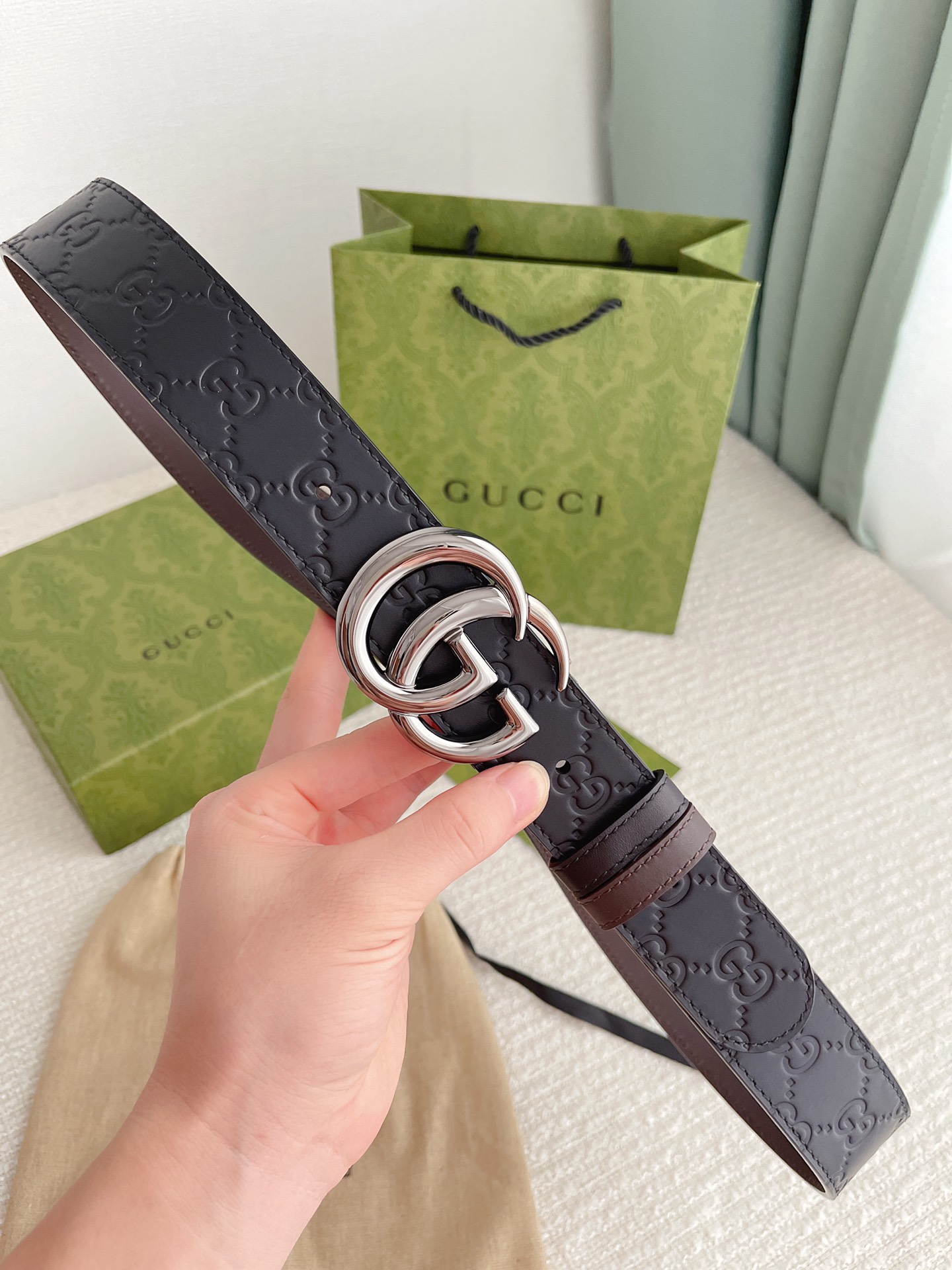 Gucci Men Belt Width 3.8cm