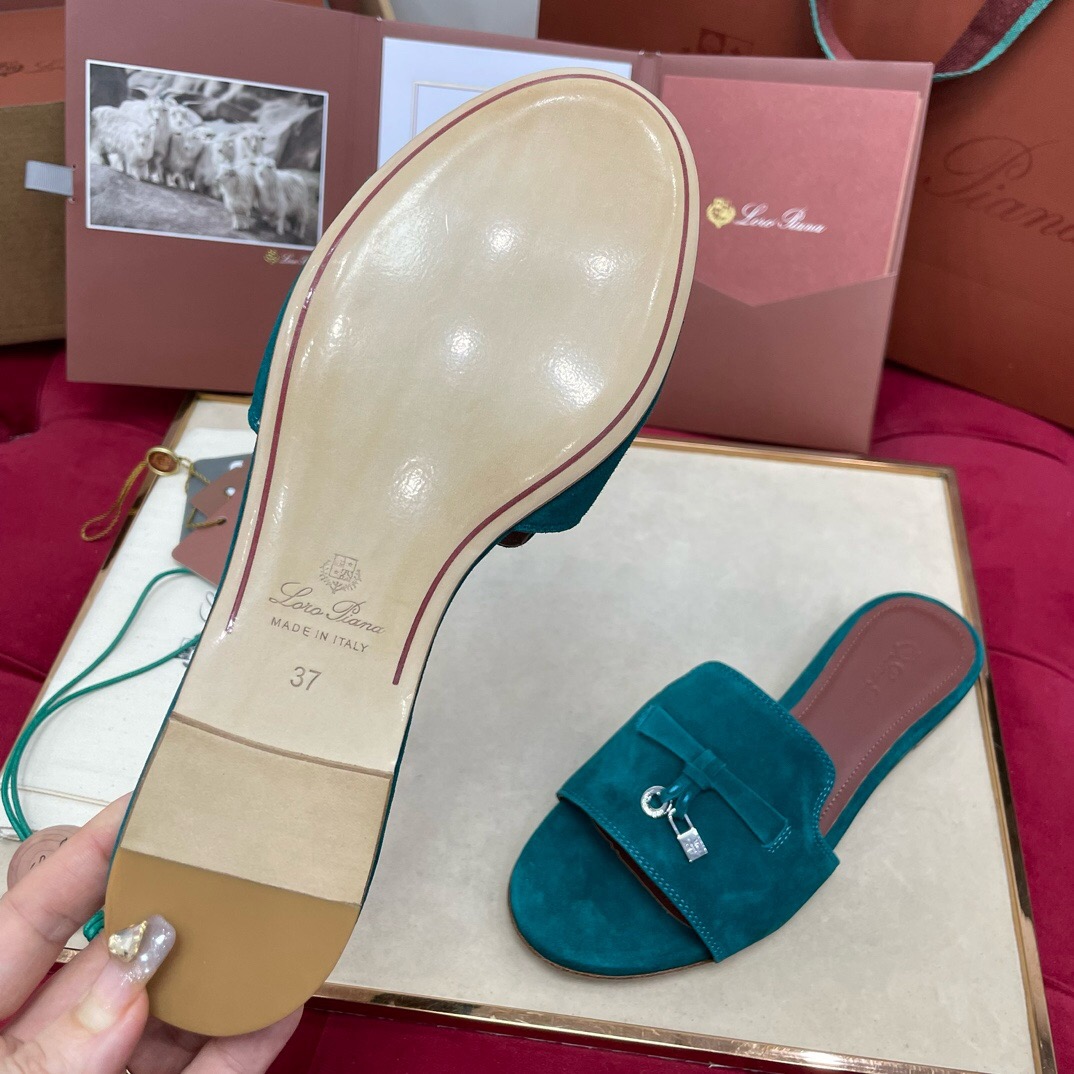 Loro Piana Charms Slipper Women Slippers Size 36-41