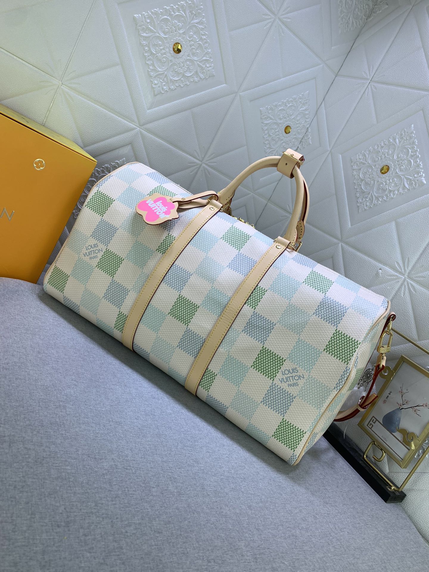 Louis Vuitton Damier Golf keep all bandou lier 50 Travel Bags Size 50*29*23cm