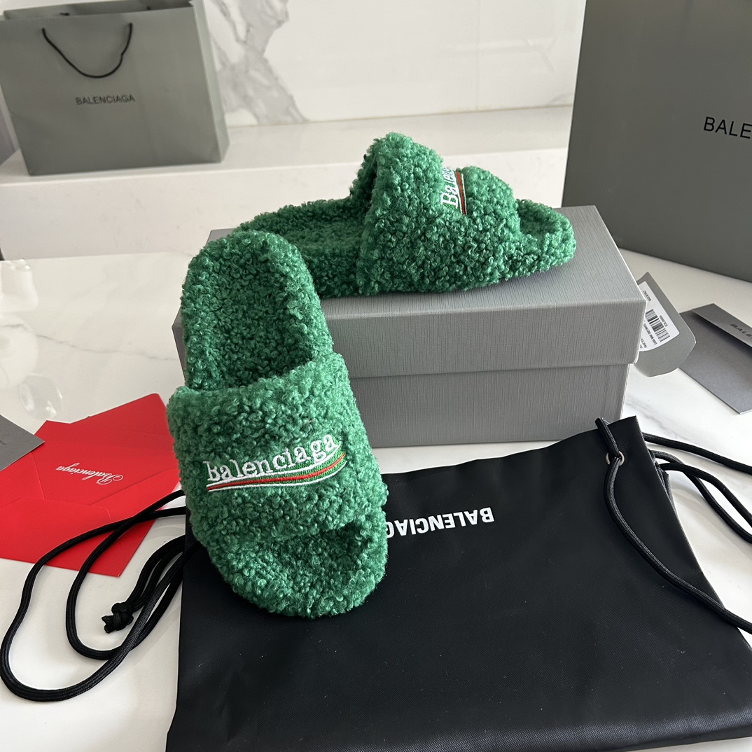 Balenciaga 23FW New Winter Slippers Size 35-41