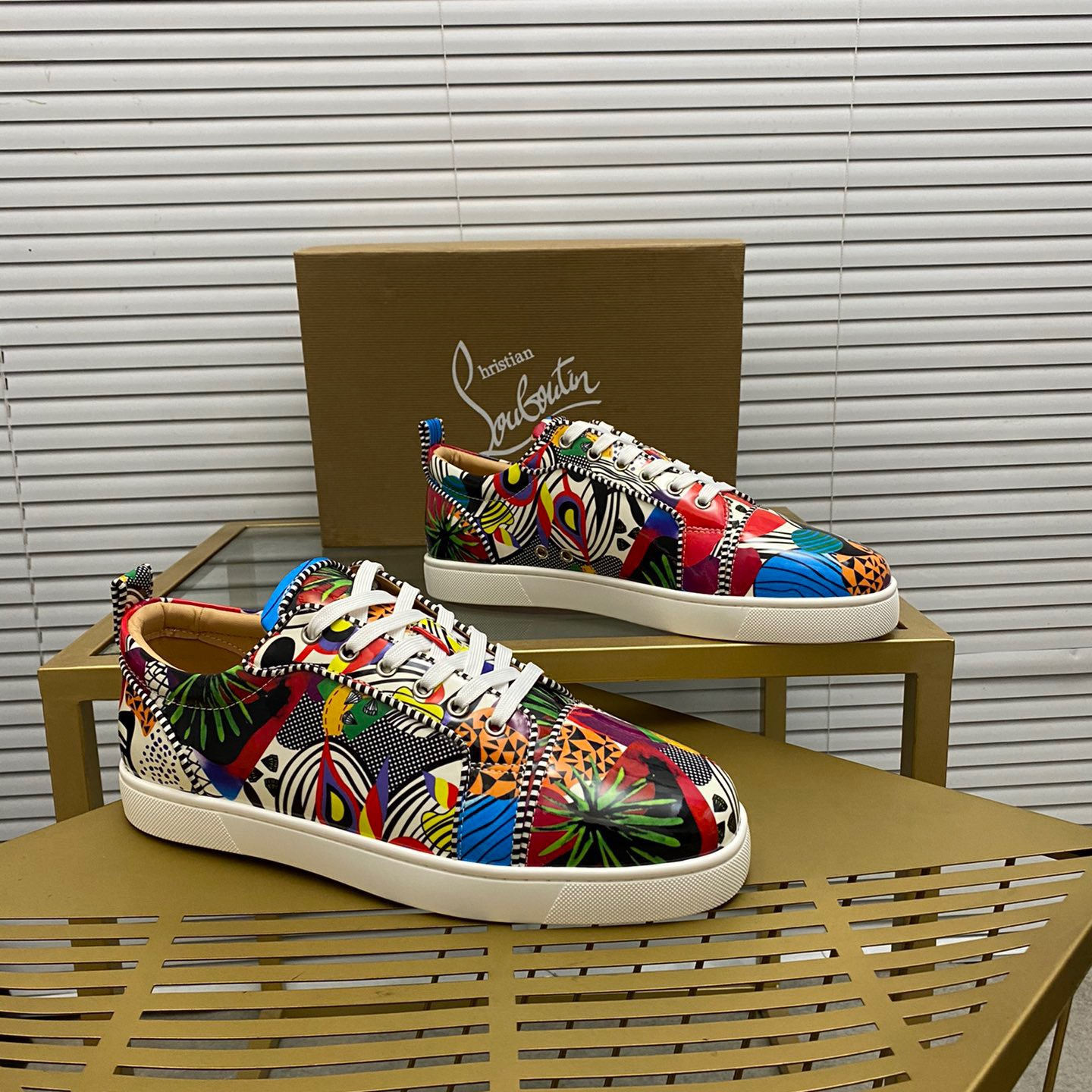 Christian Louboutin Louis Junior Sneaker Size 36-46  9-Color