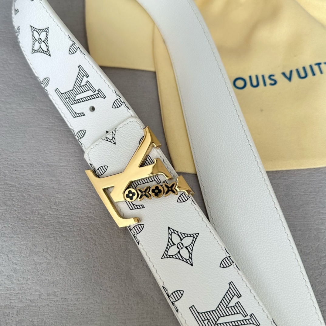 Louis Vuitton Men Belt Width 4cm