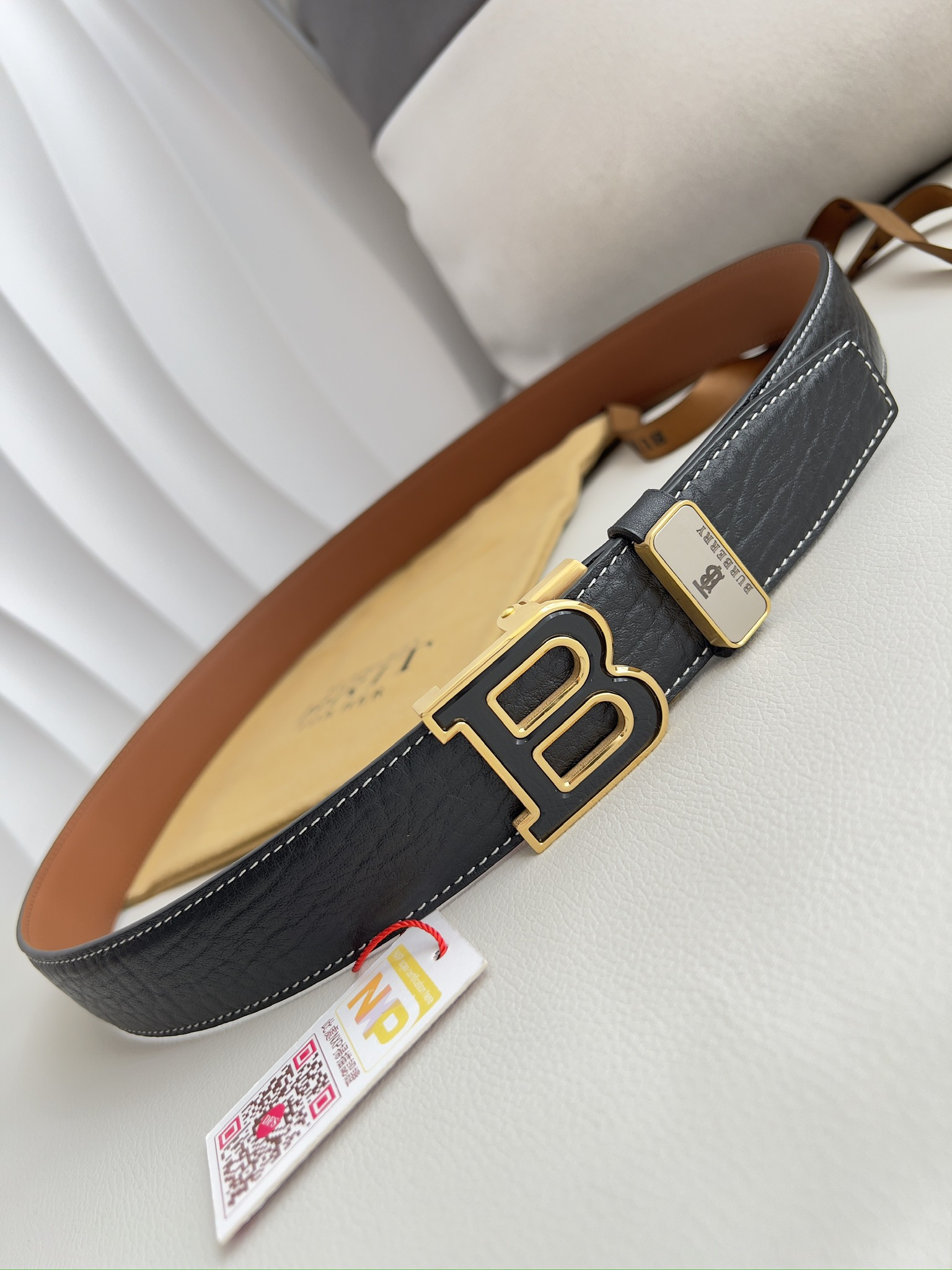 Burberry Men Belt Width 3.5cm