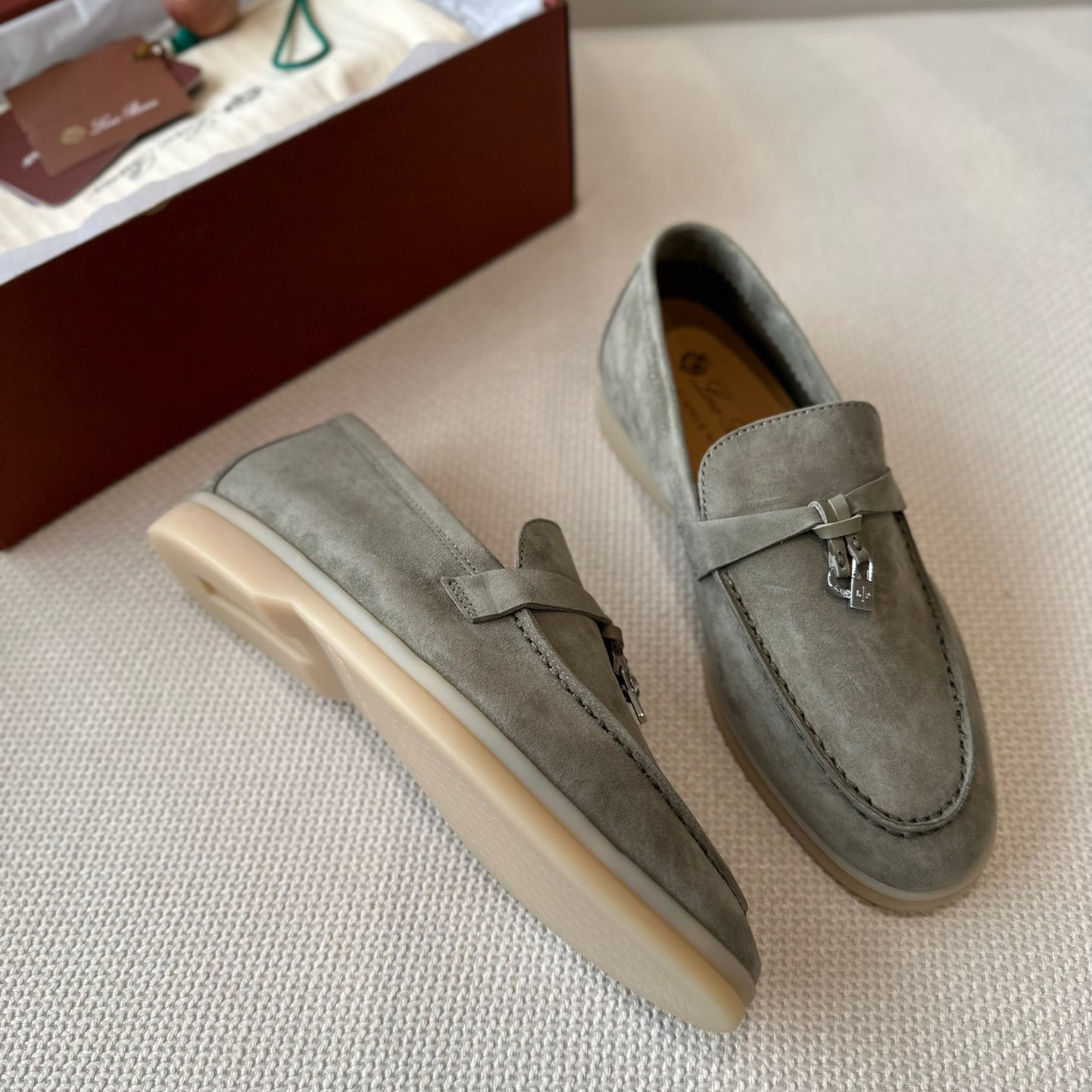 Loro Piana Men Women Loafers Size 36-45