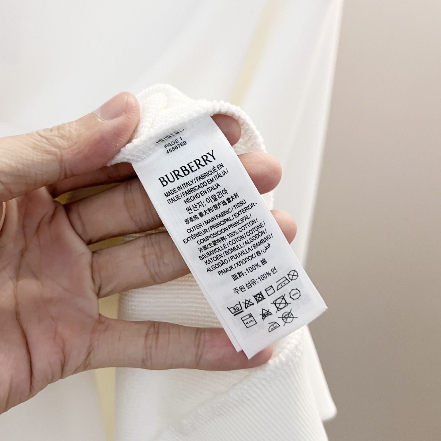 Burberry New Unisex Sweatshirt Size XS-L