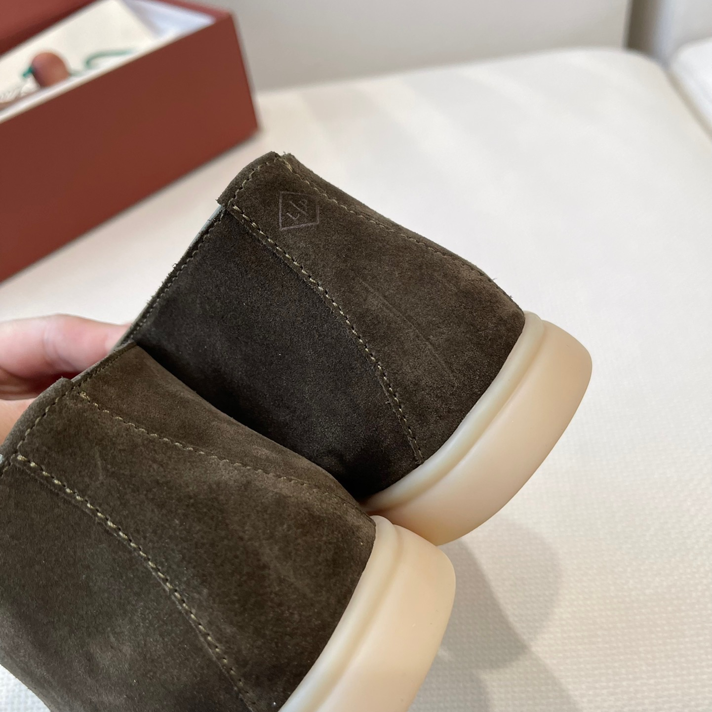 Loro Piana Unisex Loafers High Top Size 36-45