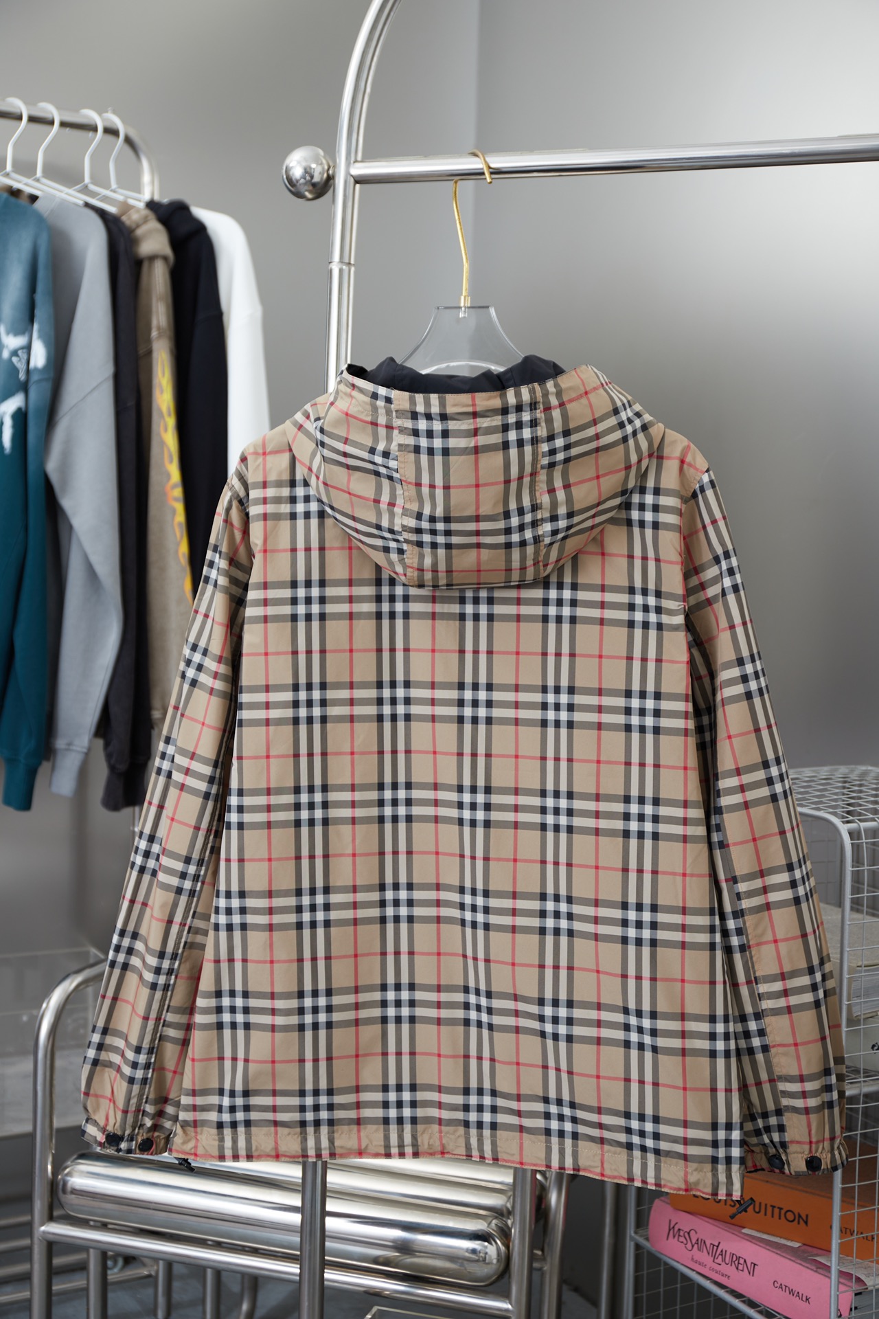 Burberry New 25ss Jacket Plaid Size S-XL