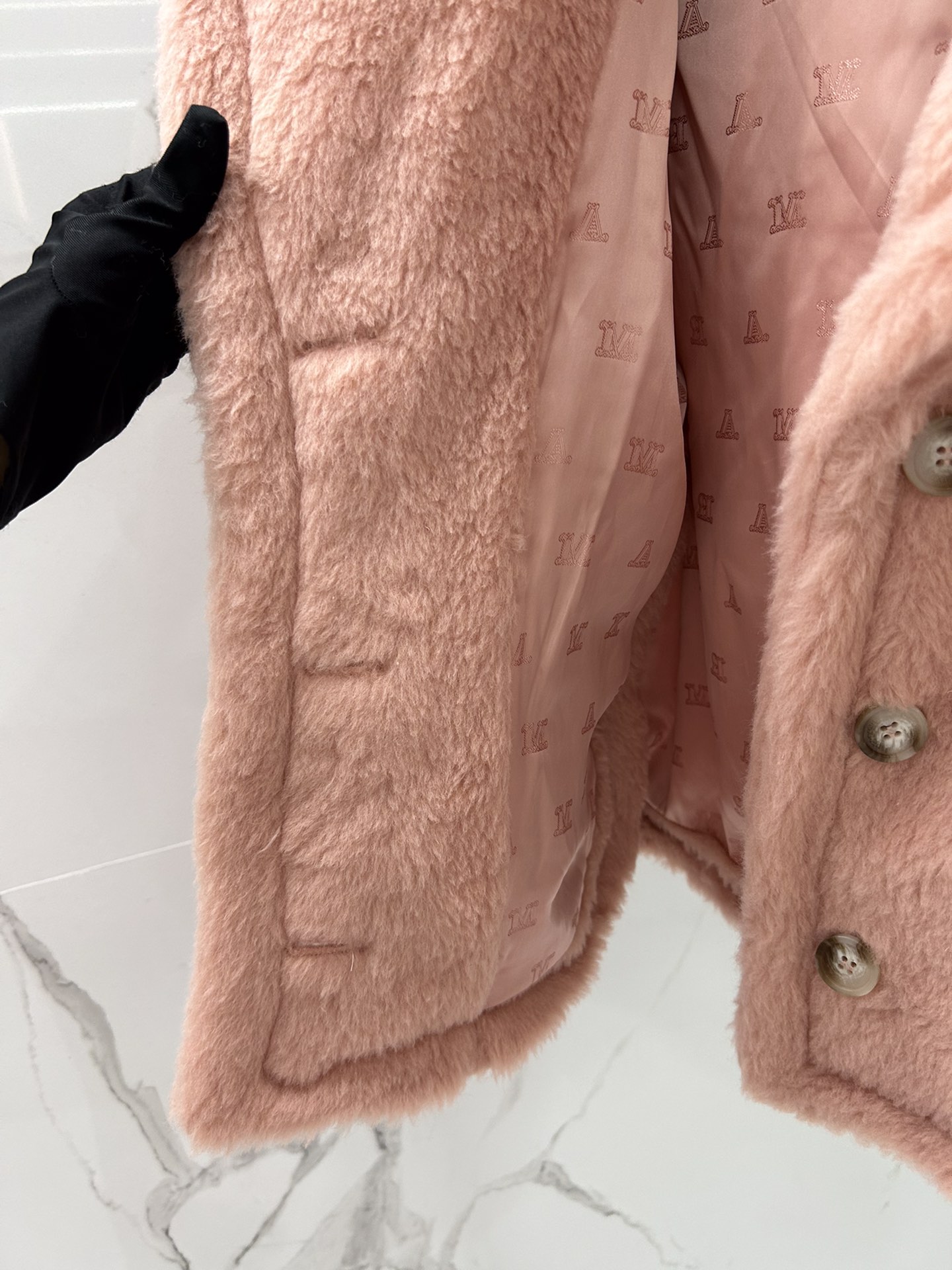 Max Mara Teddy Cape short style one size fits all