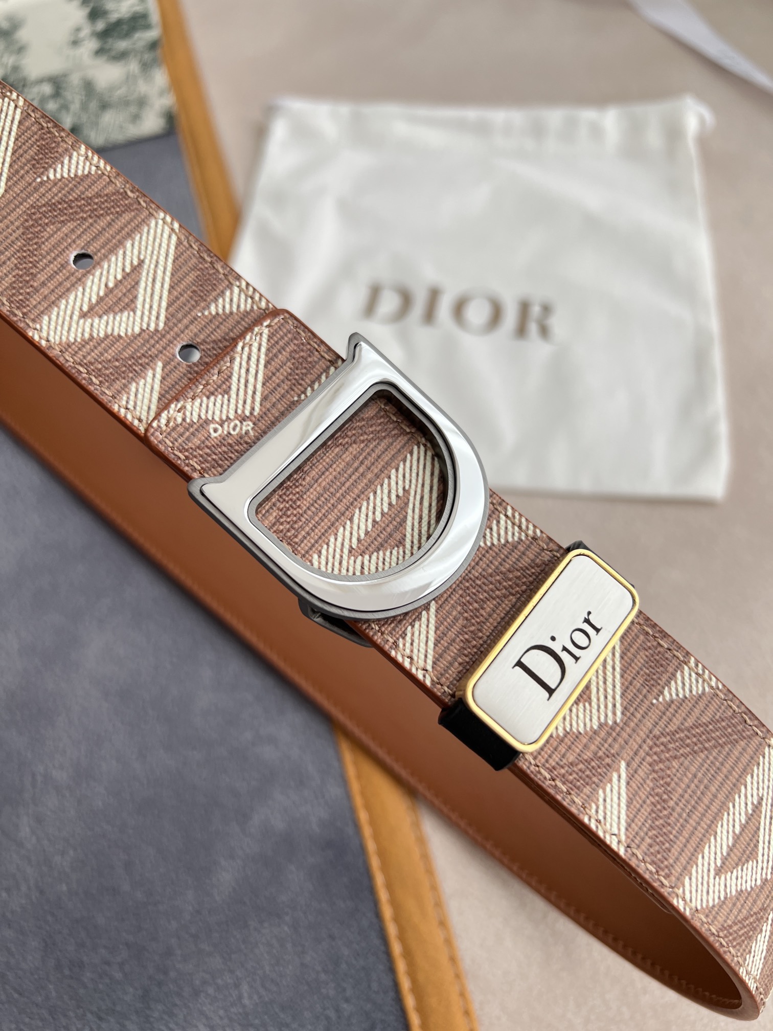 Dior Men Belt Width 3.5cm