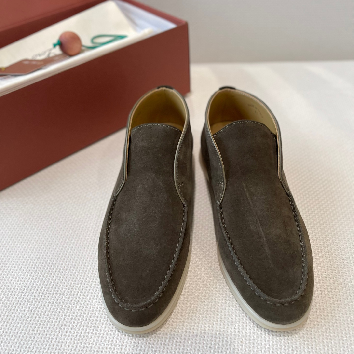 Loro Piana Unisex Loafers High Top Size 36-45