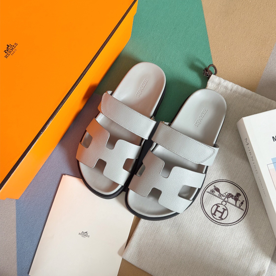 Hermes chypre Slippers Size 36-45