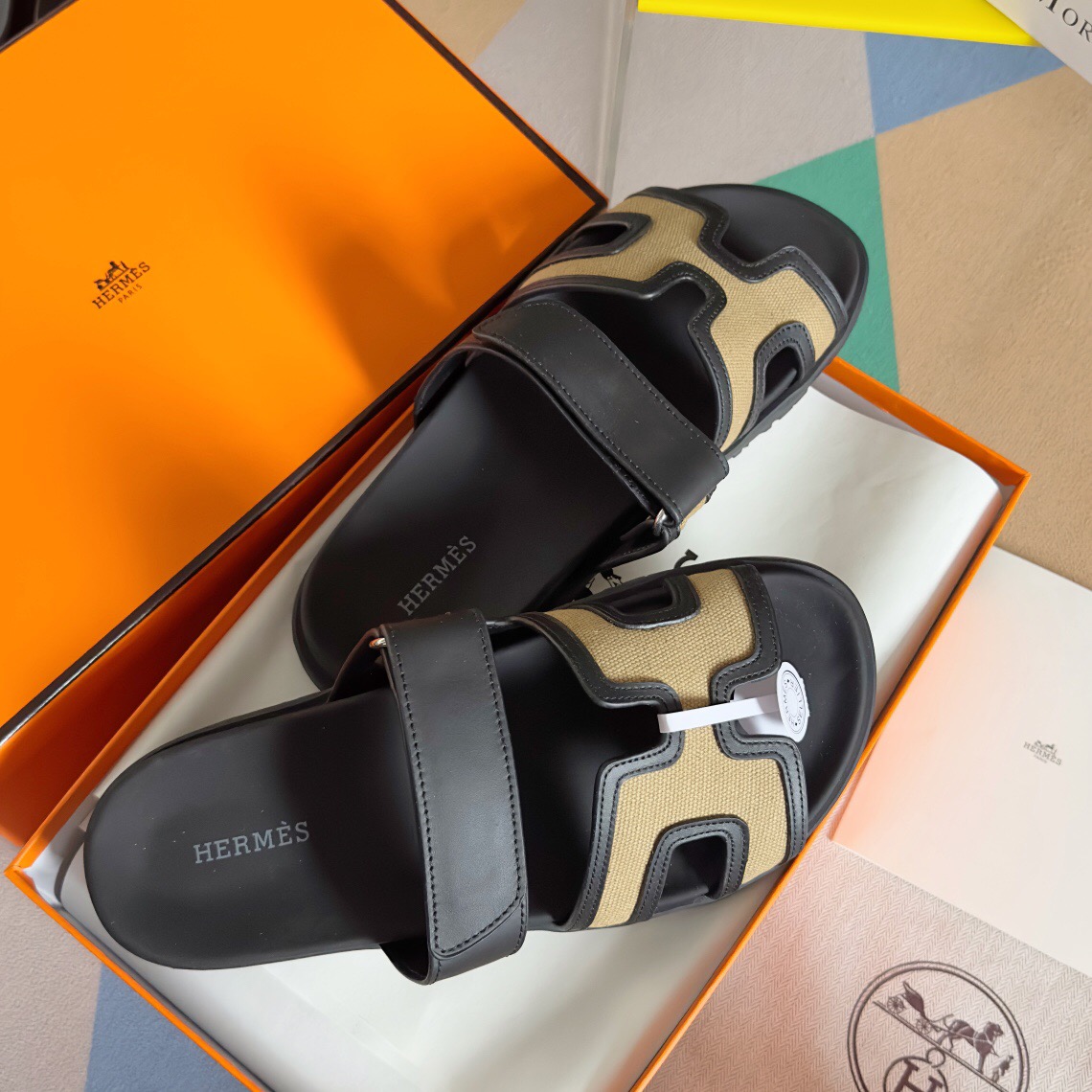 Hermes chypre Slippers Size 36-45