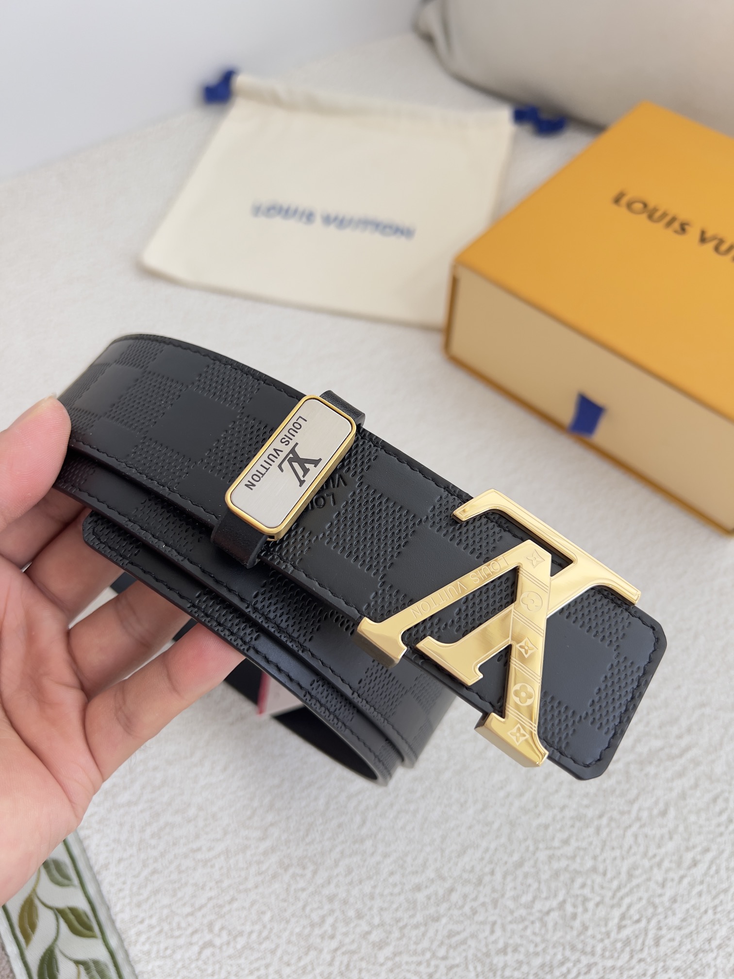 Louis Vuitton Men Belt Width 3.8cm