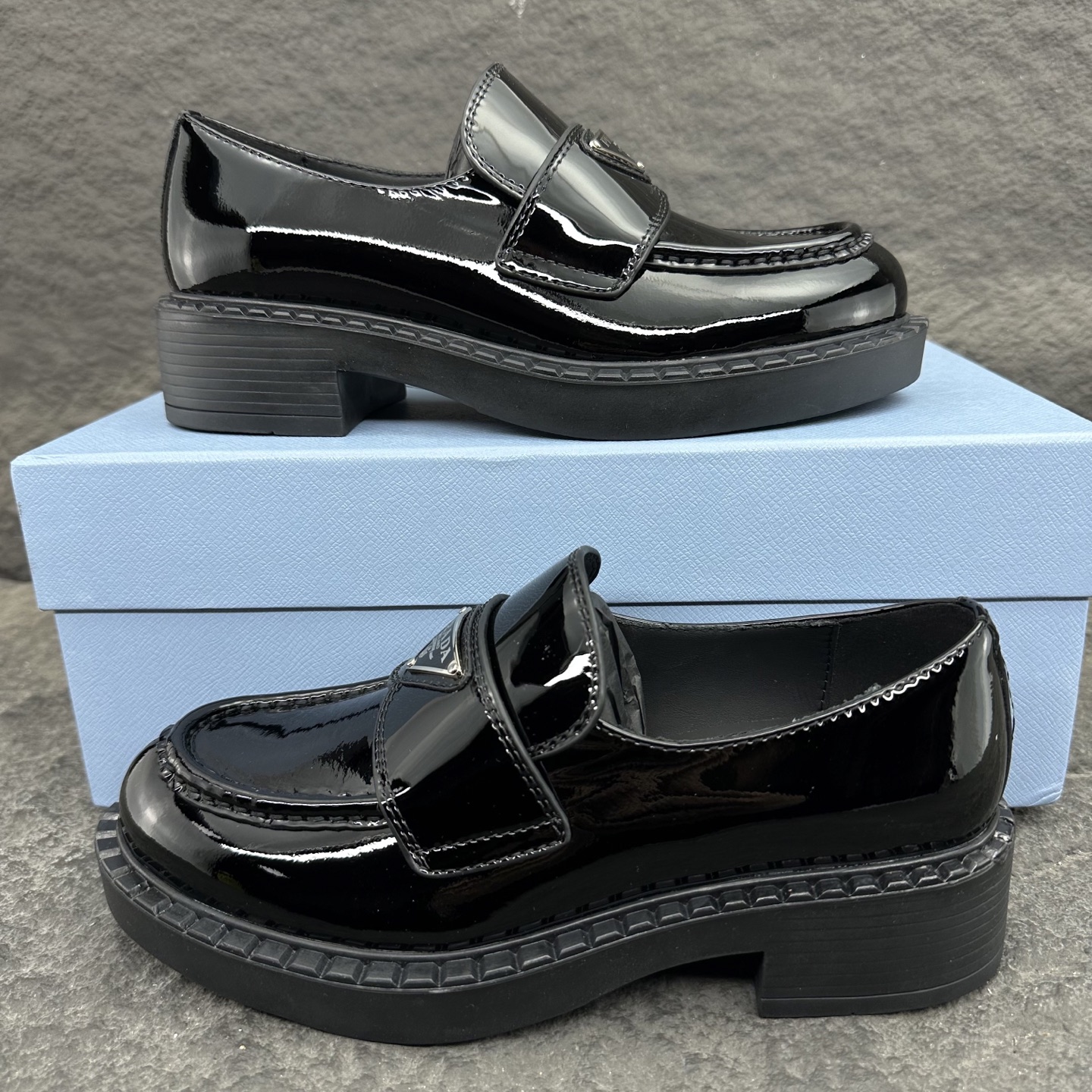 Prada Chocolate Loafers Size 36-46