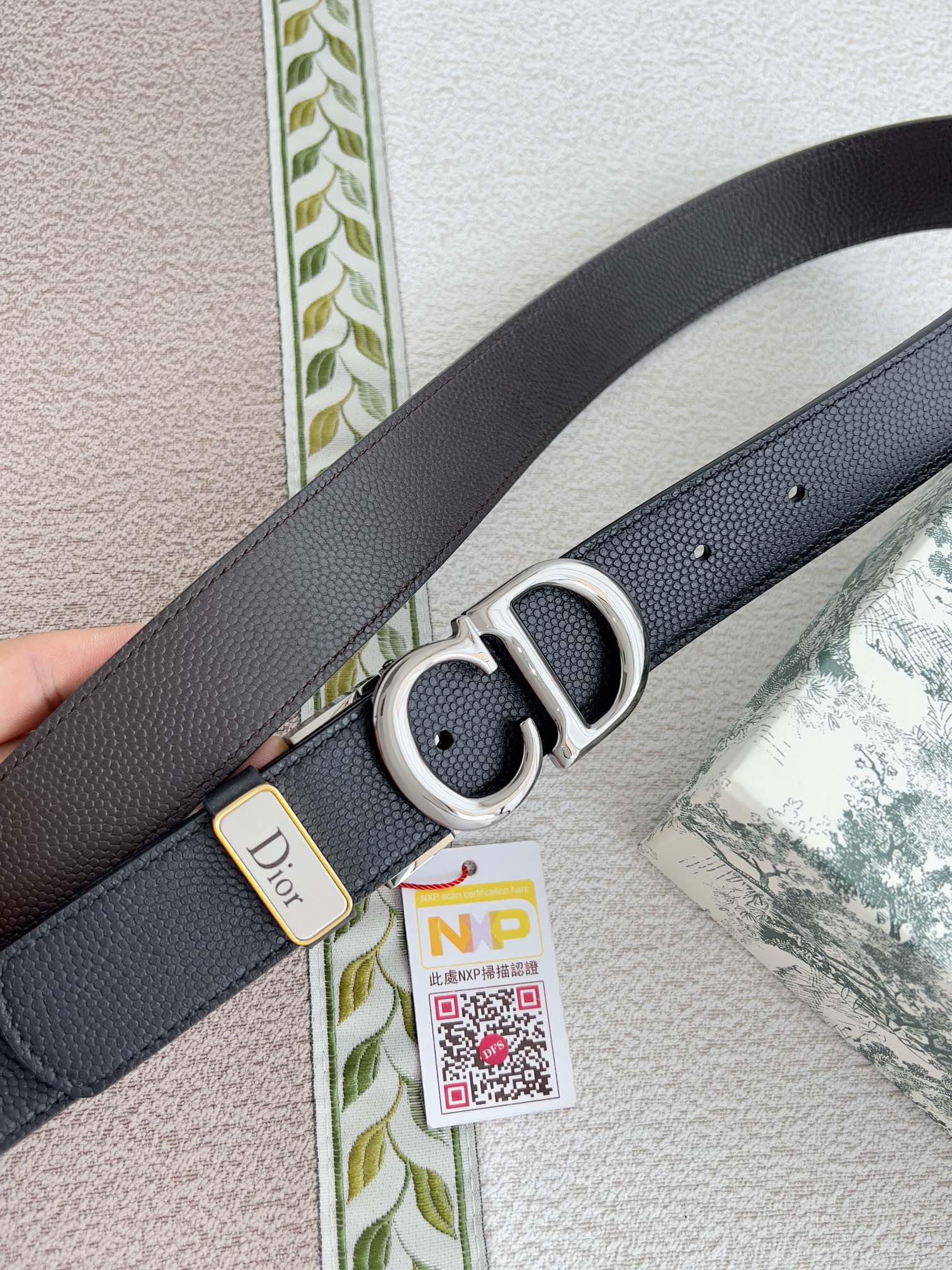 Dior Men Belt Width 3.5cm