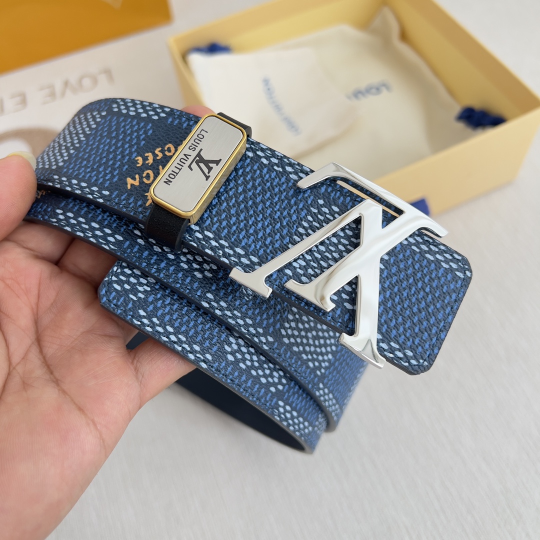 Louis Vuitton Men Belt Width 3.8cm
