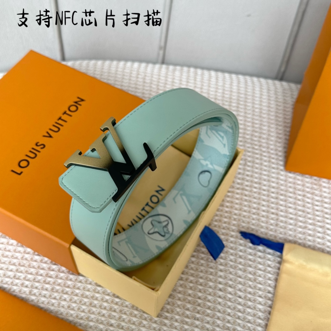 Louis Vuitton Men Belt Width 4cm