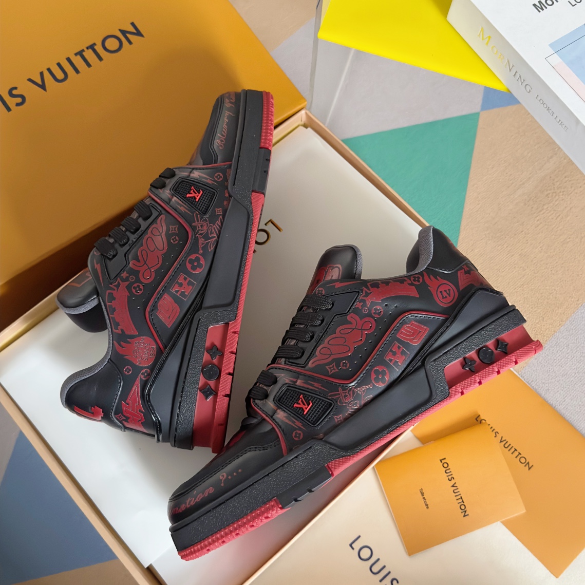 Louis Vuitton 2024New LV Trainer Sneaker Size 40-46