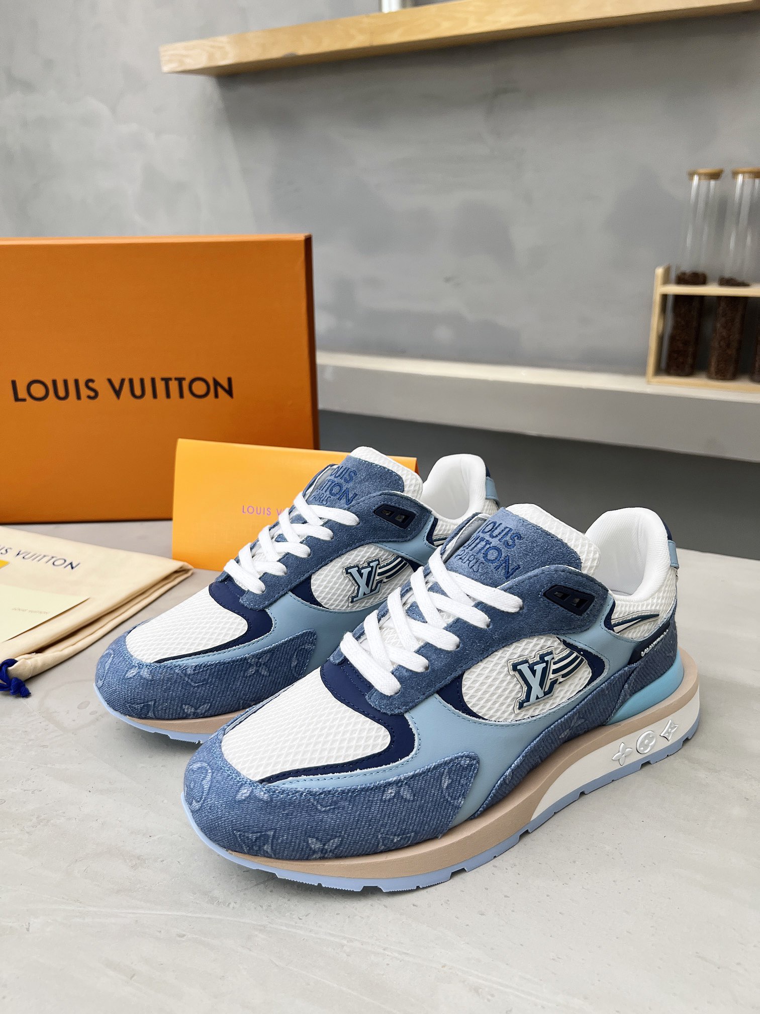 Louis Vuitton Run Away Sneaker Size 40-45
