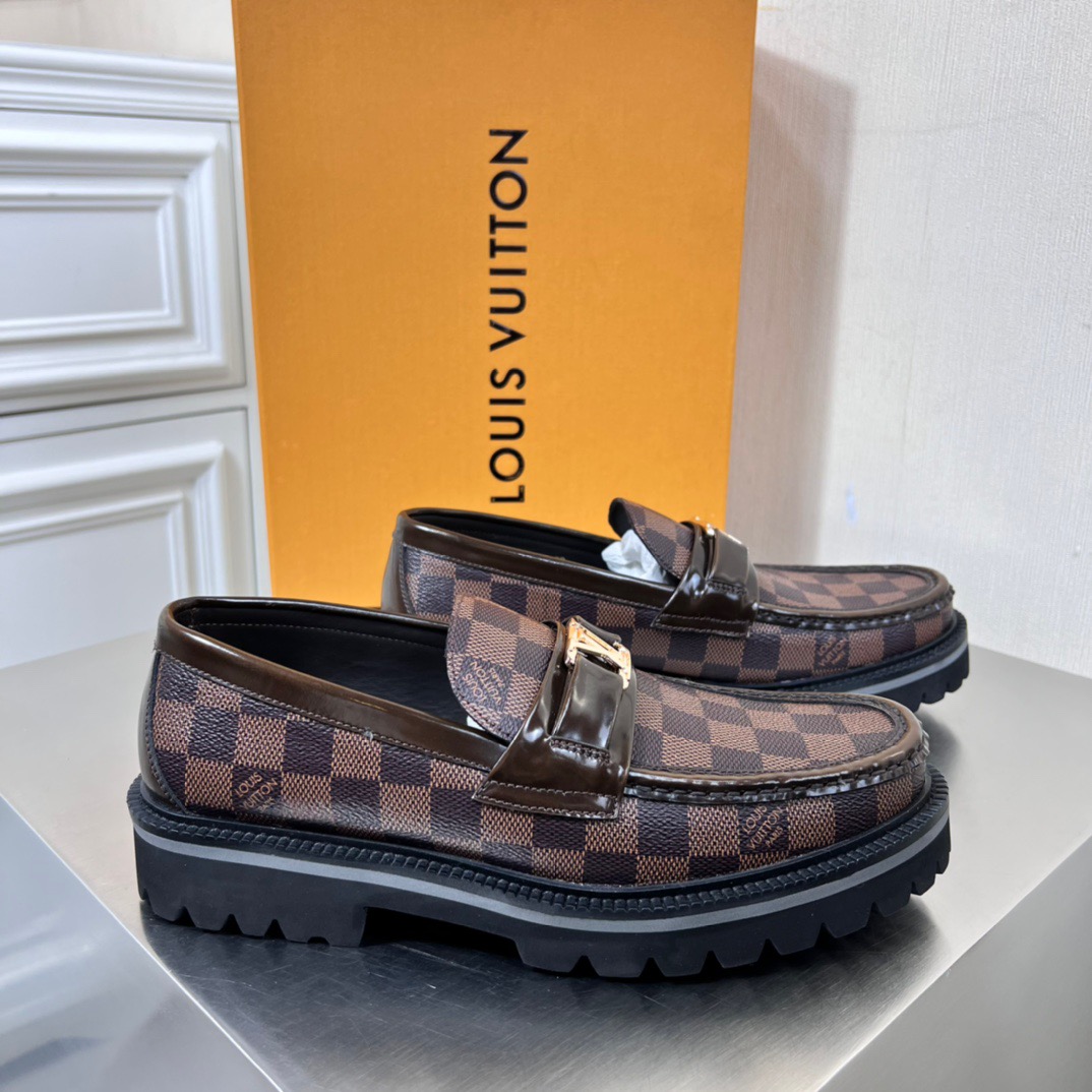 Louis Vuitton MAJOR LOAFER Moccasin Loafers Size 39-45 4-Color