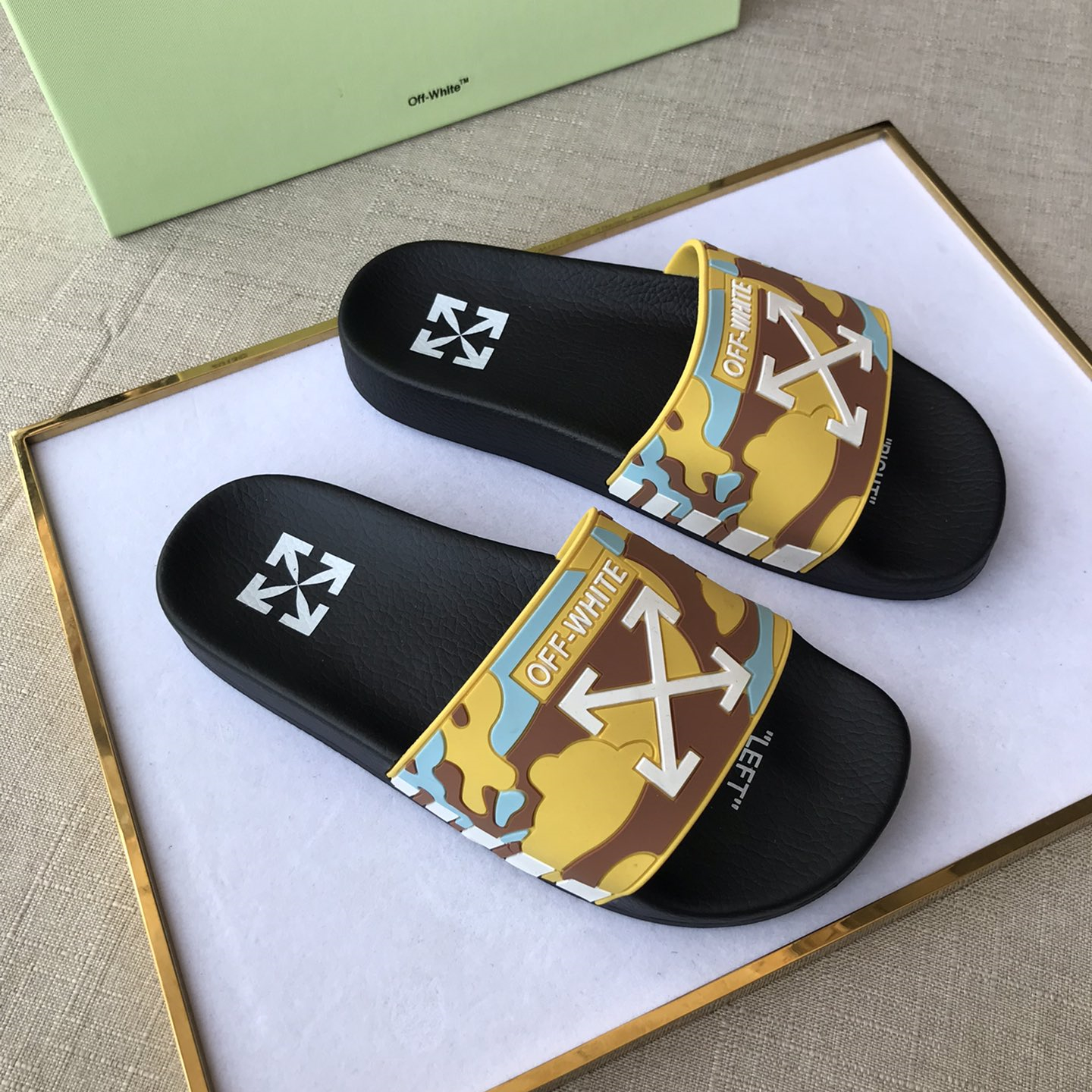 OFF White Mens Women Sandals Gr. 36-46