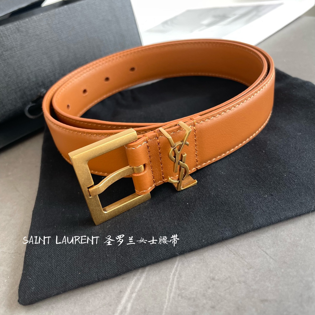 YSL Women Belt Width 3cm