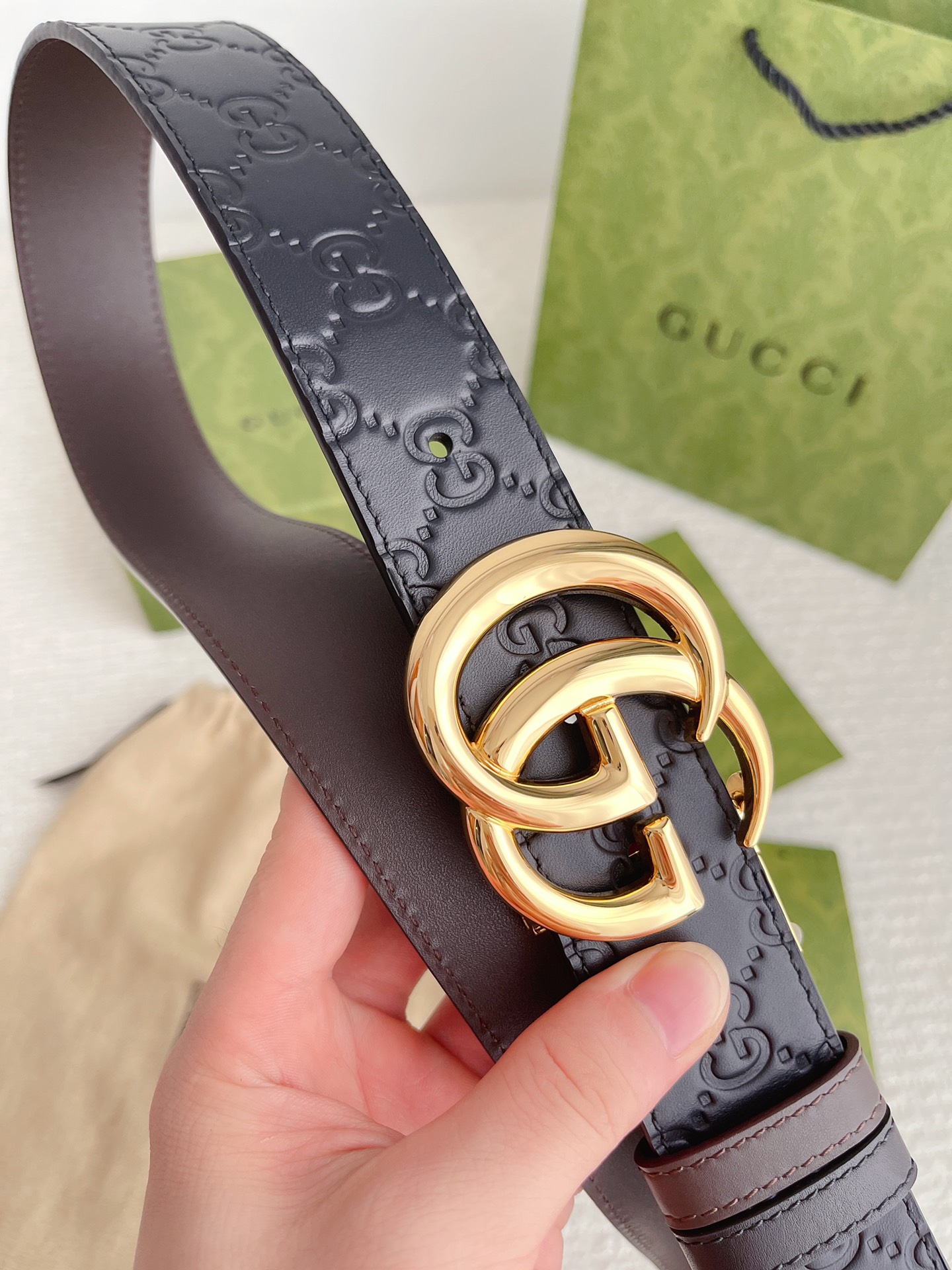 Gucci Men Belt Width 3.8cm