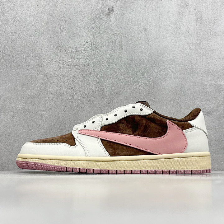 Nike Air Jordan 1 x Travis Scott Low Top Sneaker Shoes Gr. 36-46