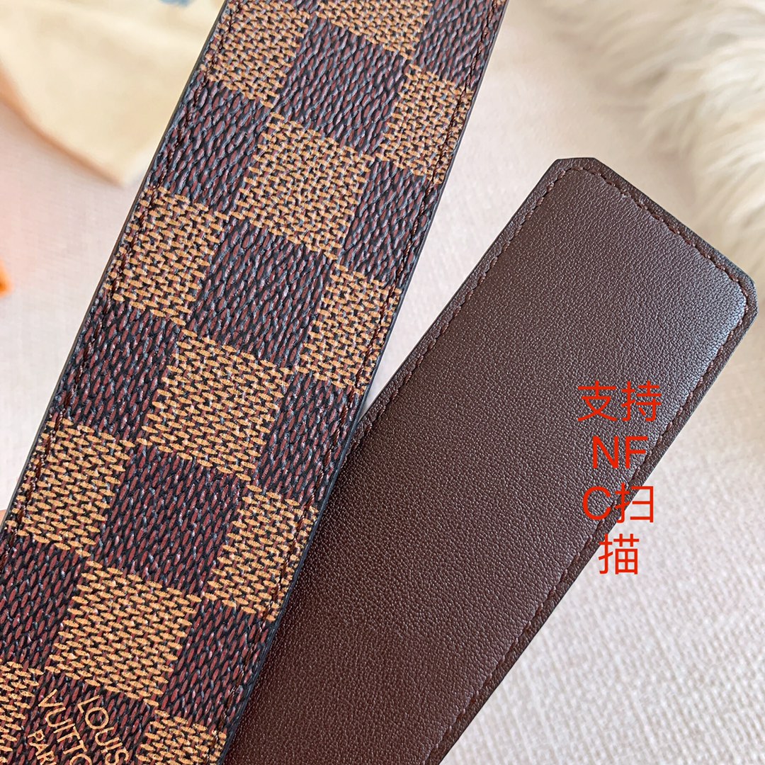 Louis Vuitton Men Belt Width 4cm