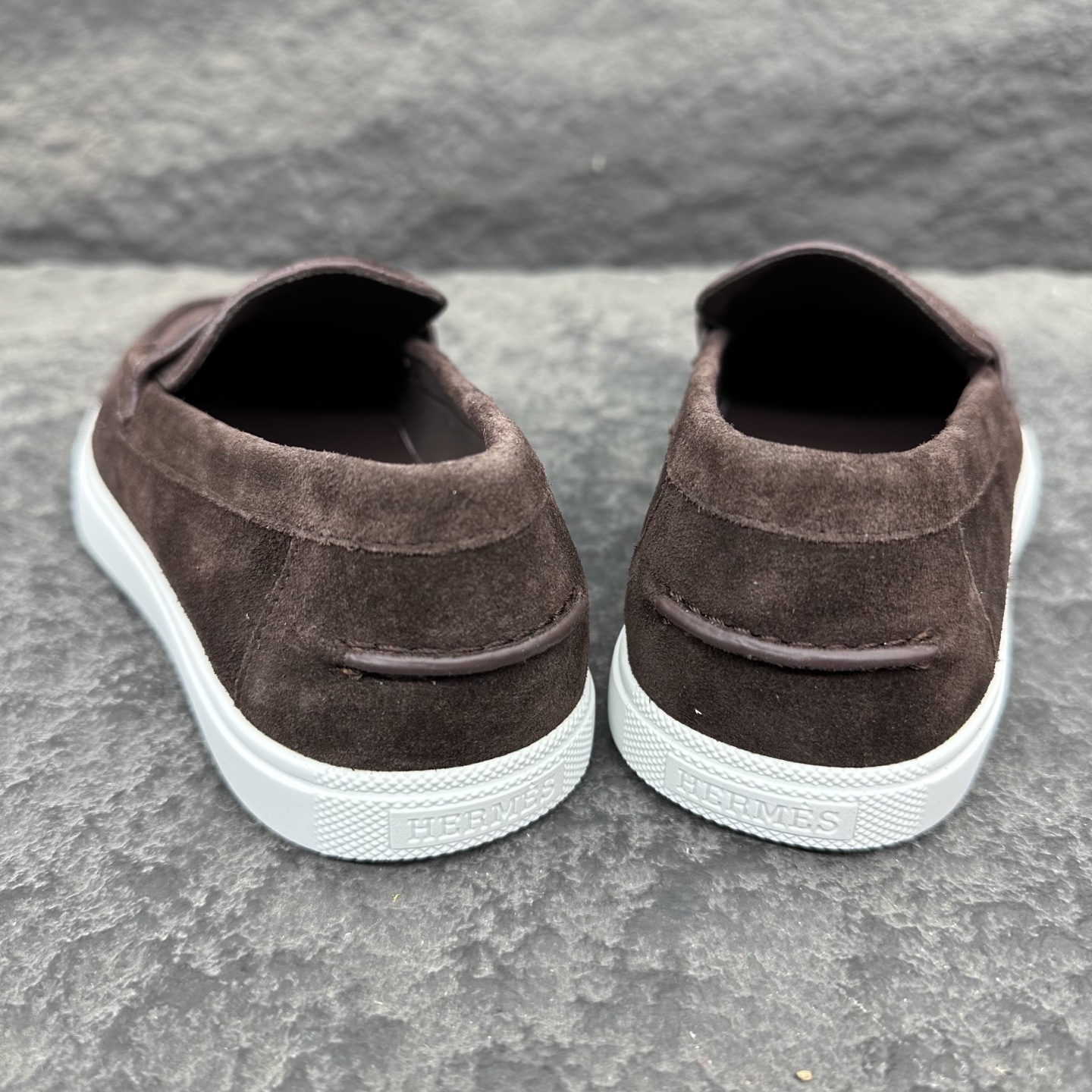 Hermes Job Unisex Loafers Size 35-46