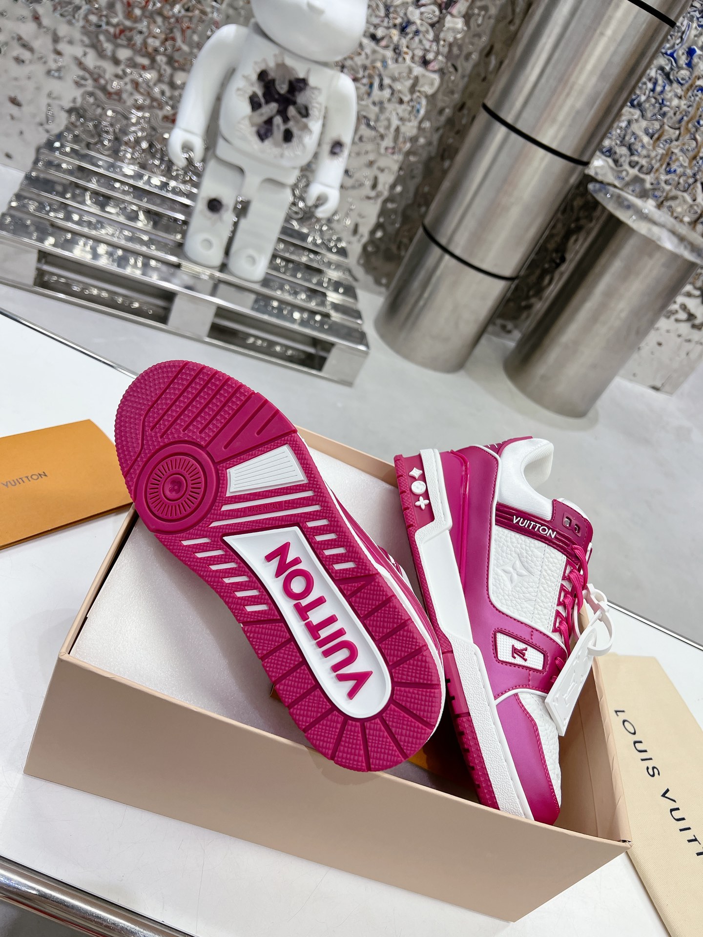 Louis Vuitton Trainer Monogram denim Sneaker Size 36-46