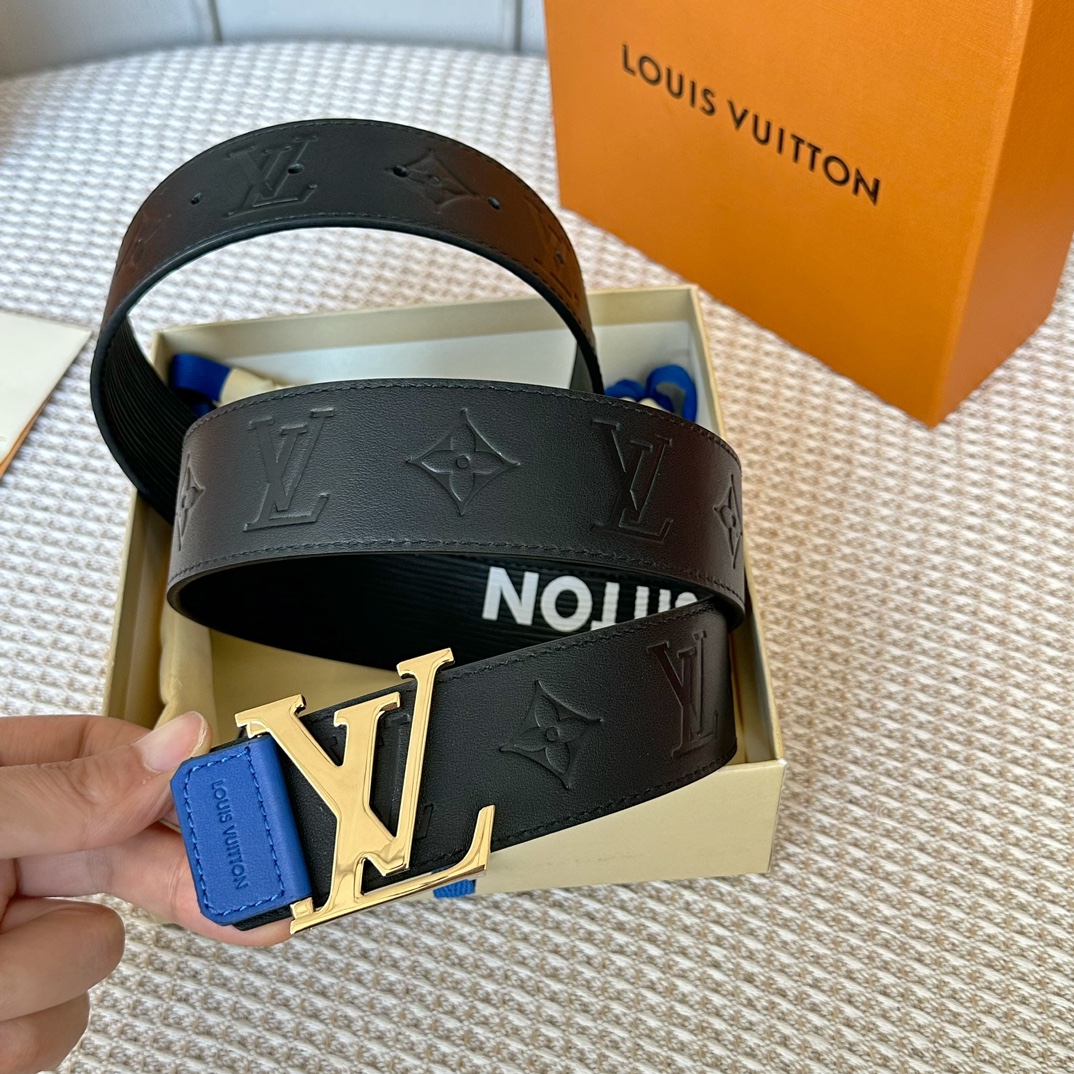 Louis Vuitton Men Belt Width 4cm