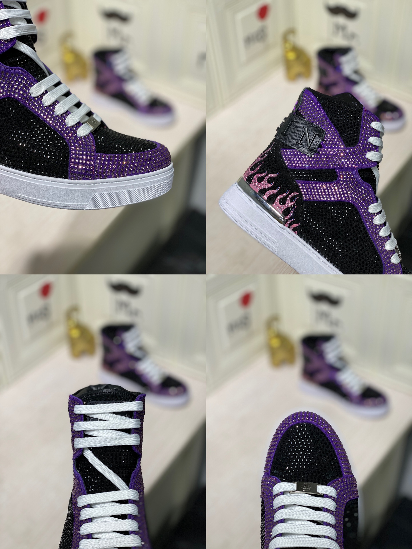 Philipp Plein Mens Outdoor Sneakers Shoes 38 - 45