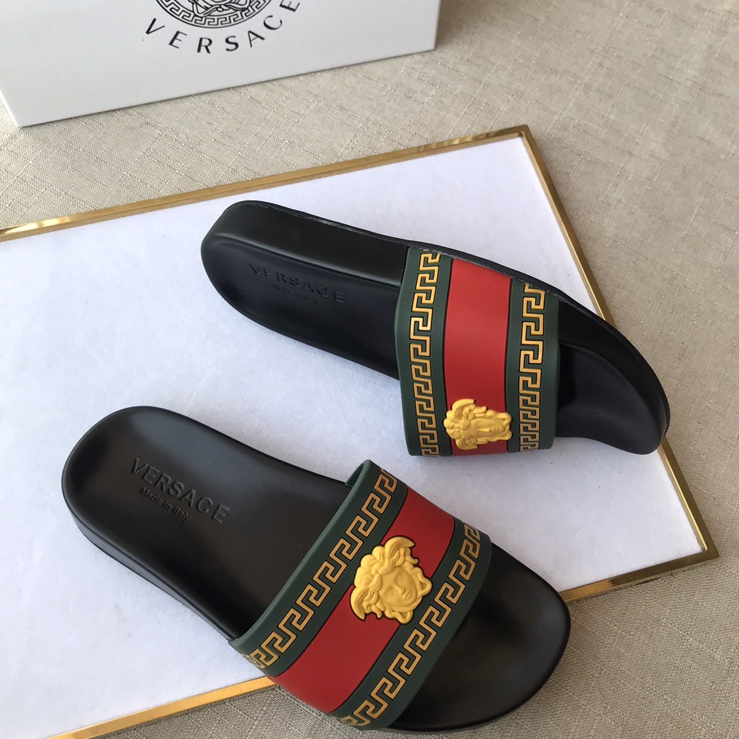 Versace Mens Women Sandals Gr. 36-46