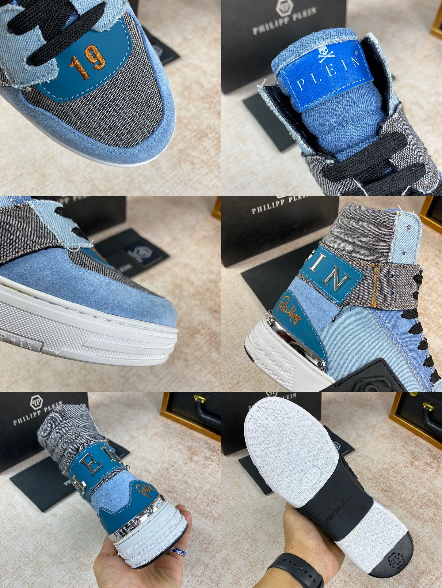 Philipp Plein Mens Outdoor Sneakers Shoes 38 - 45