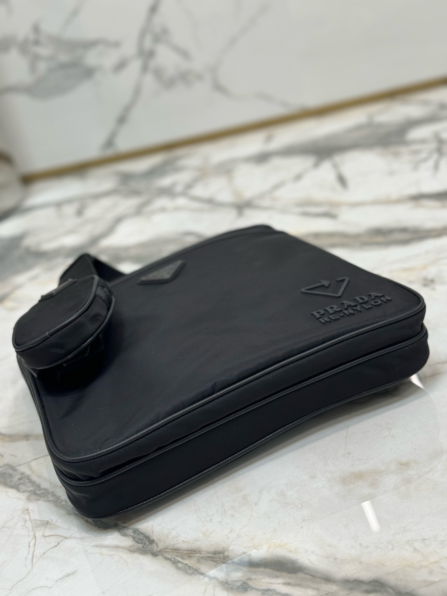 Prada 2VH118 Saffiano Re-Nylon Shoulder Bags Size 28*25*6cm