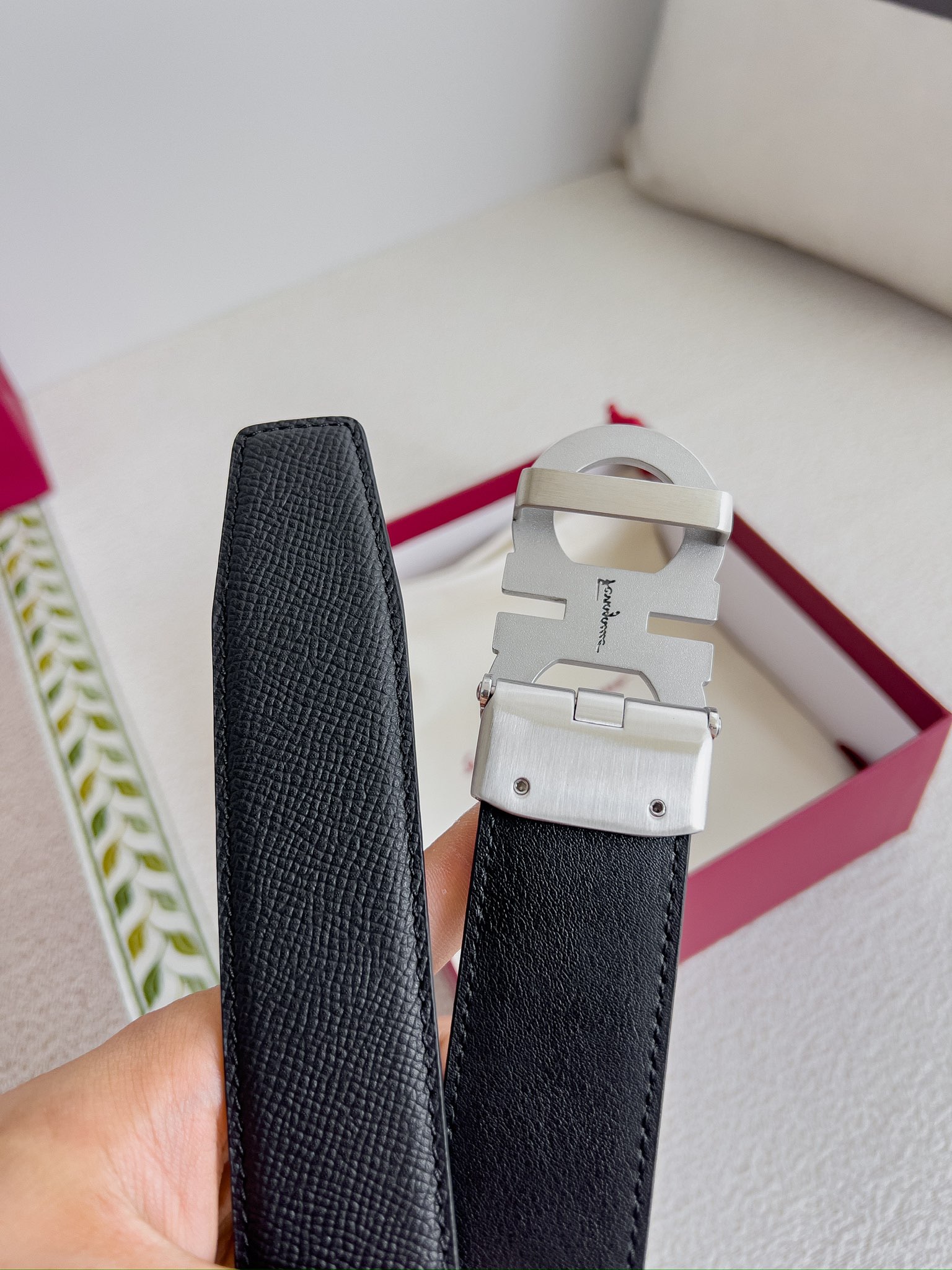 Ferragamo Men Belt Width 3.5cm