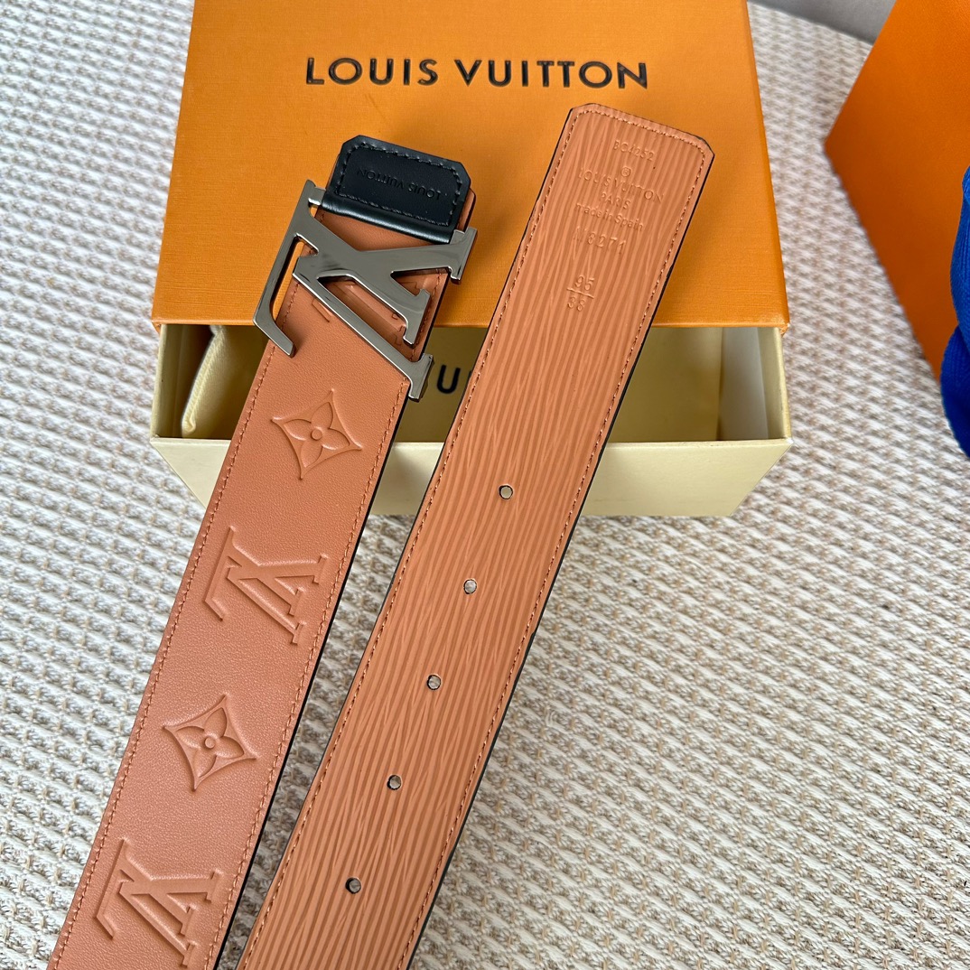 Louis Vuitton Men Belt Width 4cm