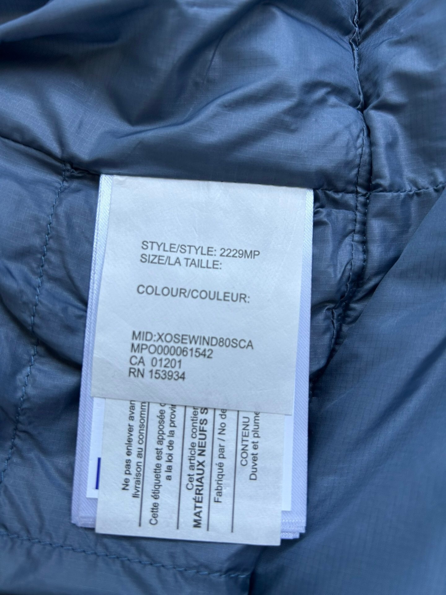 Canada Goose E2229 Crofton Vest-WD Men Winter Vest Size S-XXL