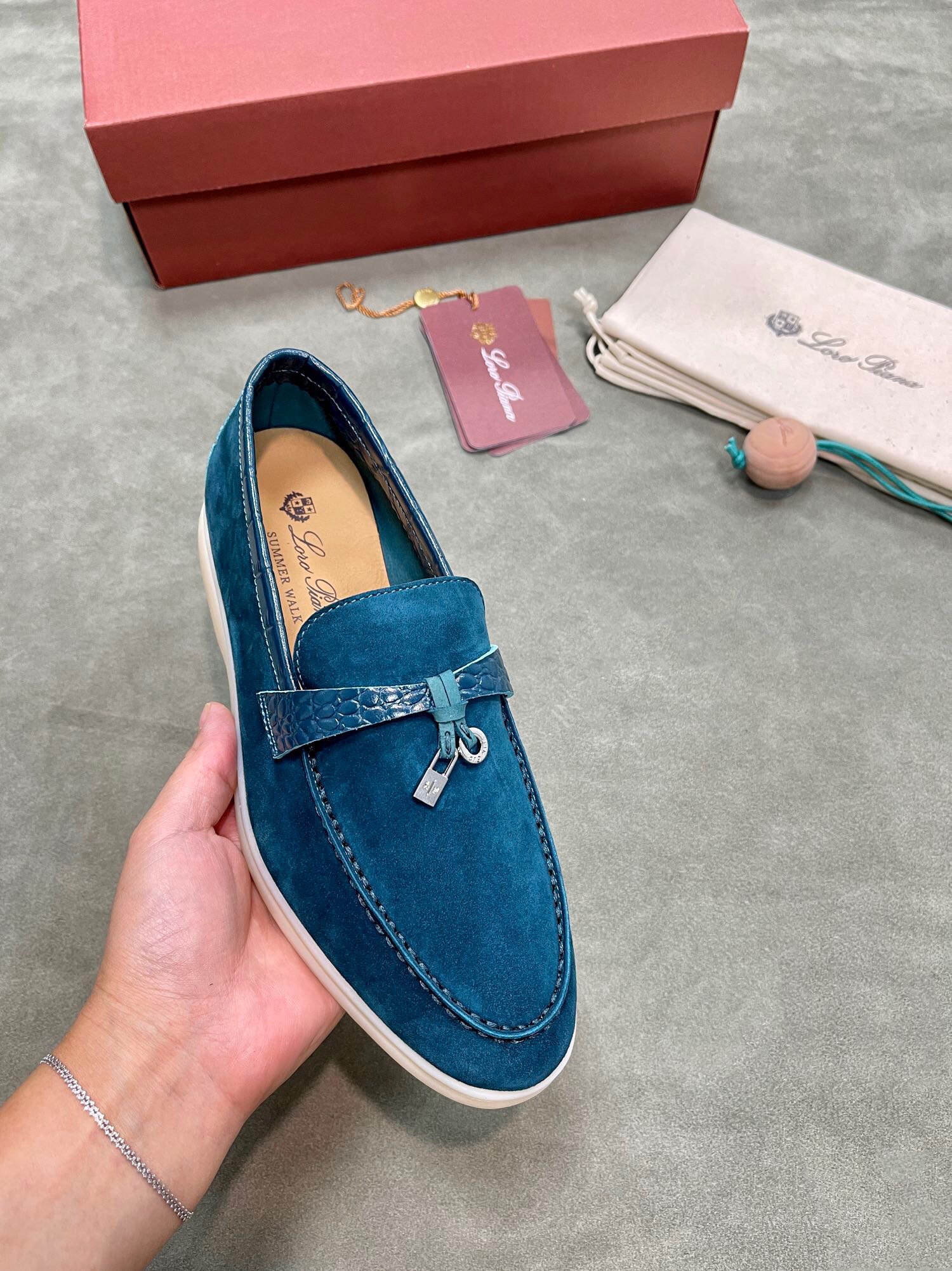 Loro Piana Unisex Loafers Size 36-45