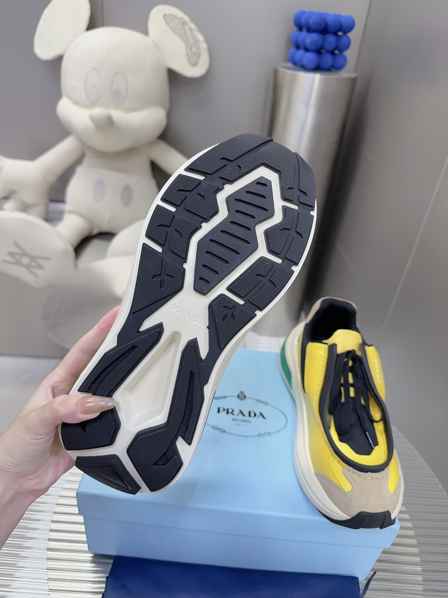 Prada 2024 New Systeme brushed leather dad Sneaker Size 36-45