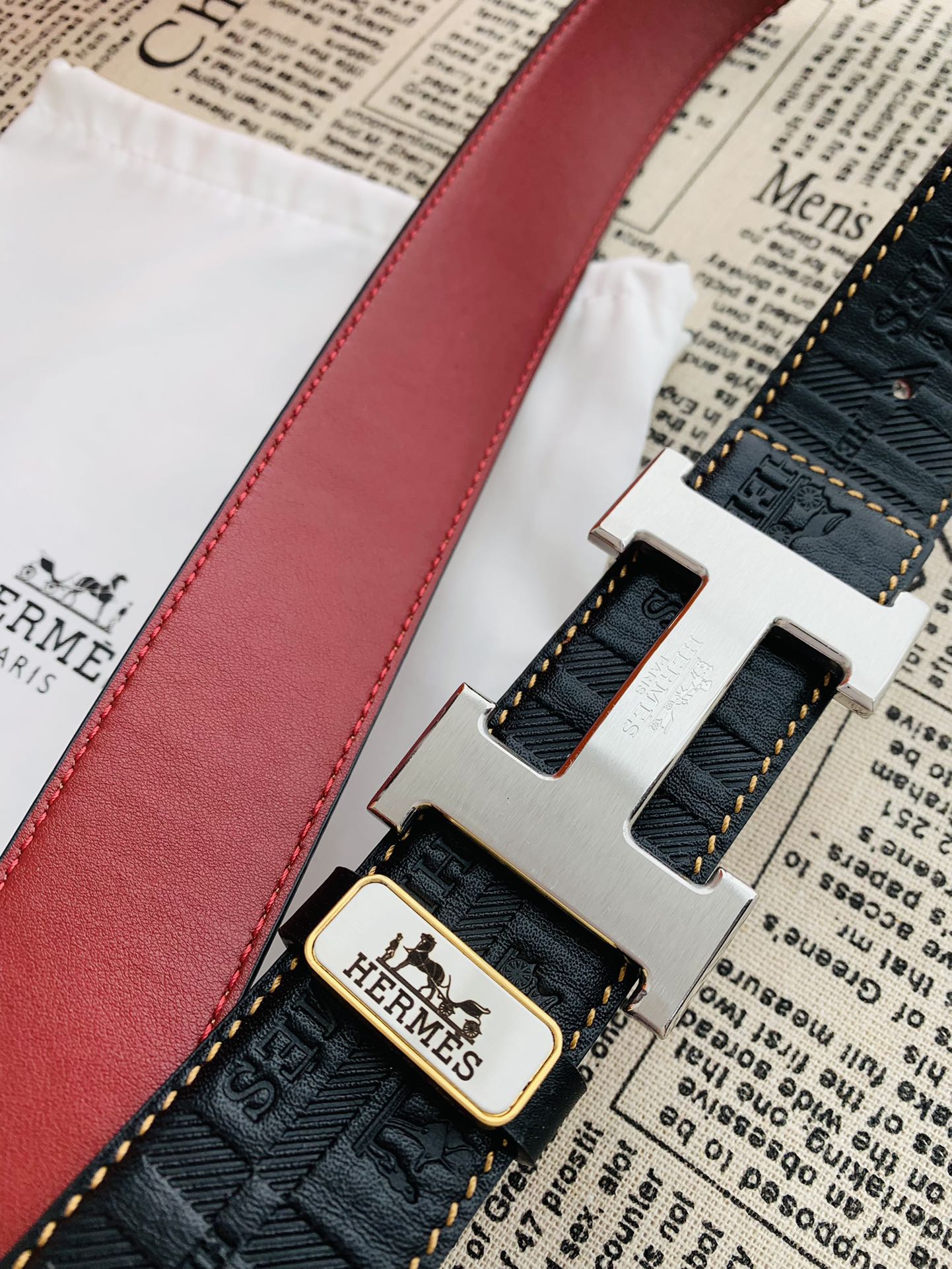 Hermes Men Belt Width 3.8cm