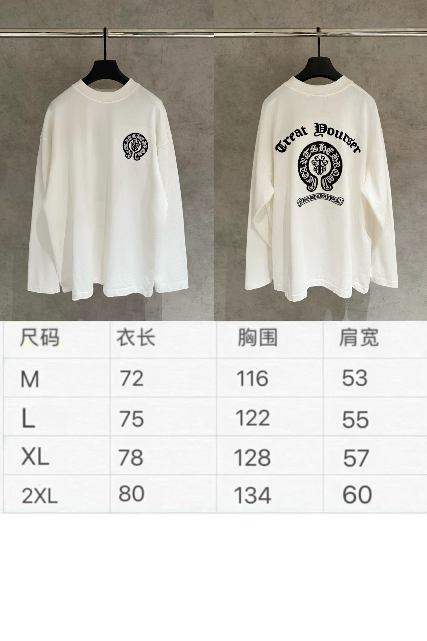 Chrome Hearts Unisex Sweatshirt Size M-XXL