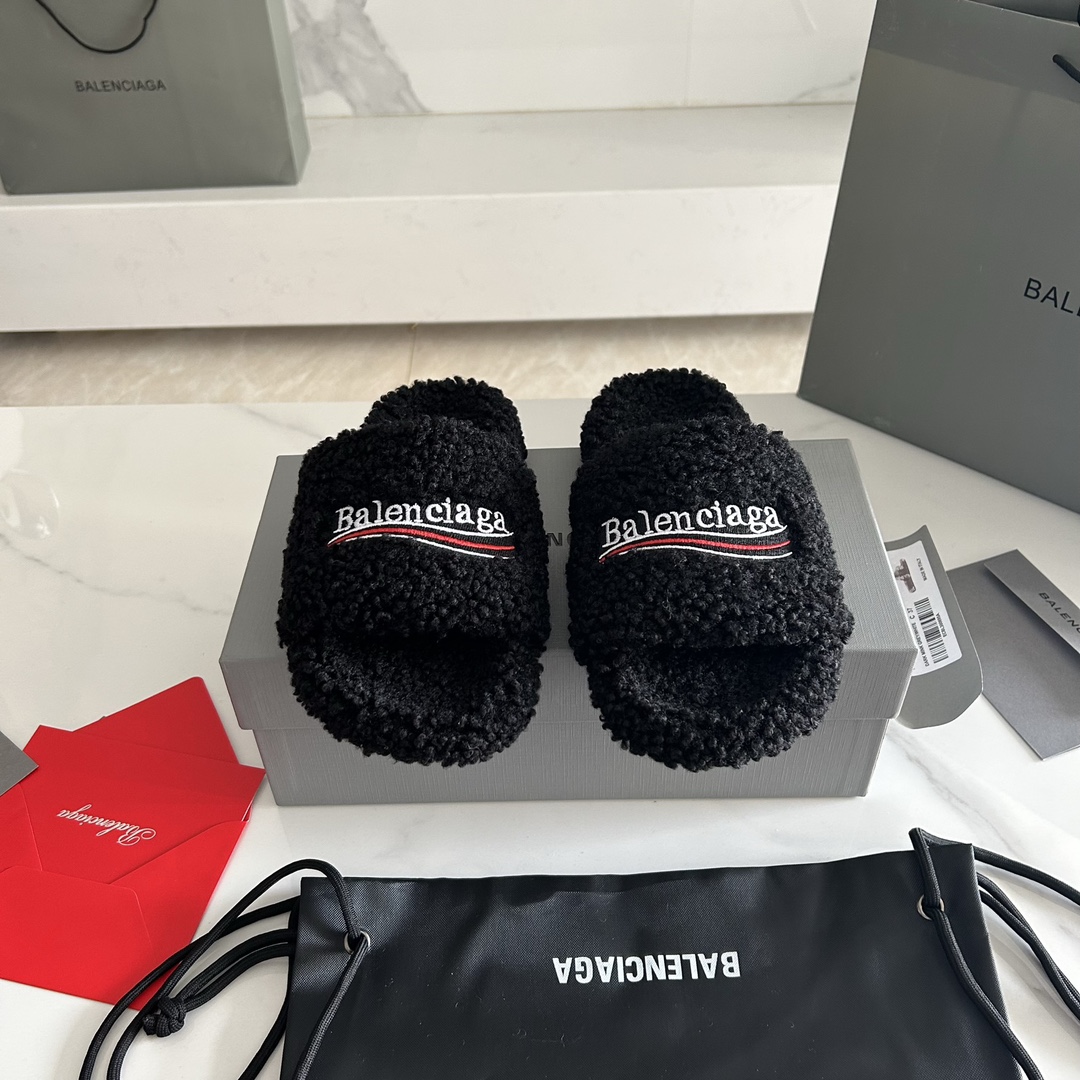 Balenciaga 23FW New Winter Slippers Size 35-41
