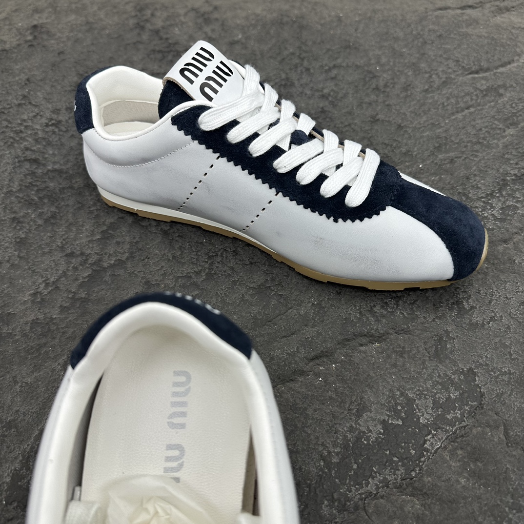 MiuMiu Plume Nappa Sneaker Size 35-40