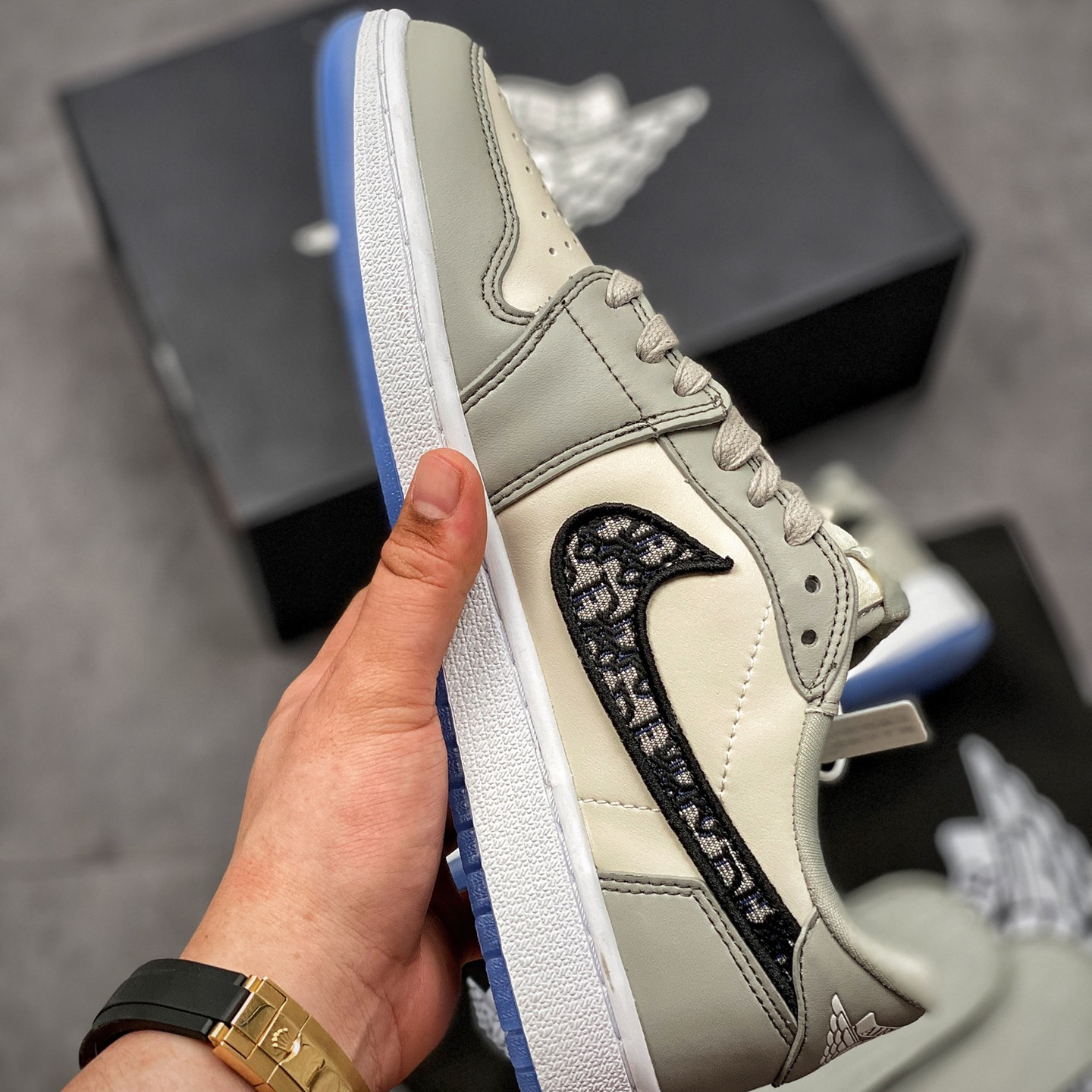 Nike Air Jordan 1 x Dior Sneaker Shoes Gr. 36-46