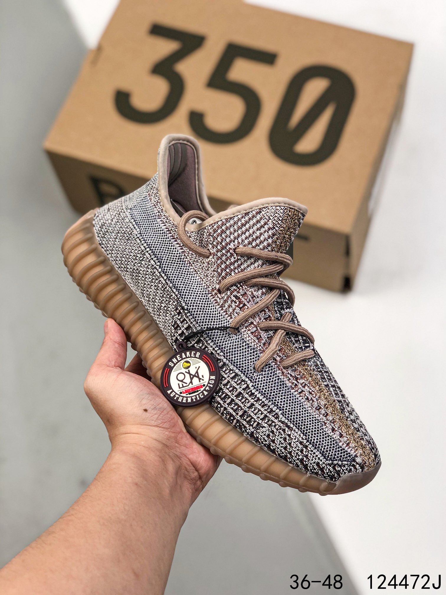 Yeezy 350 Boost 350 V2 Mens/Women Sneakers Shoes Dark Brown 36 - 45